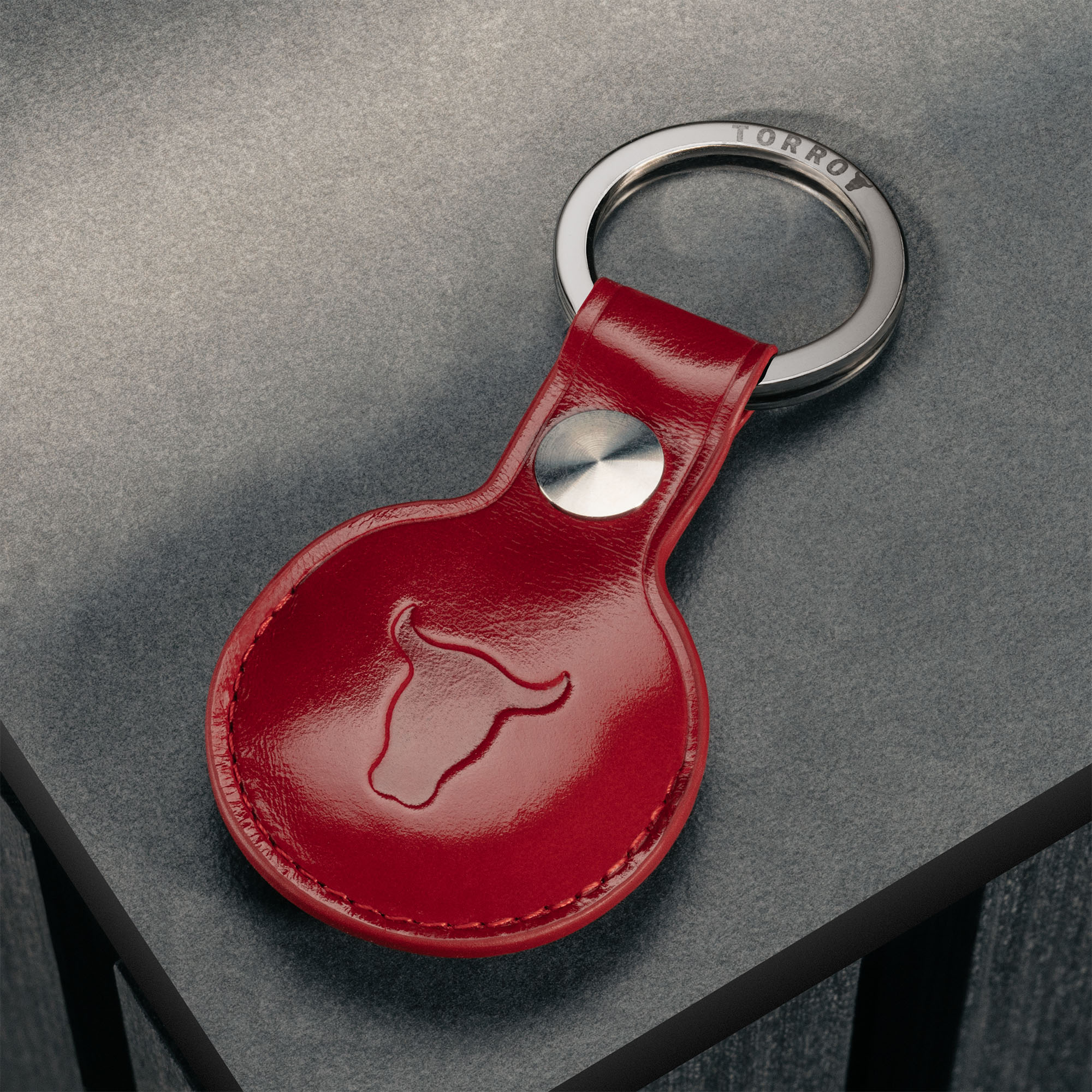 Leather AirTag Keyring - Image 20