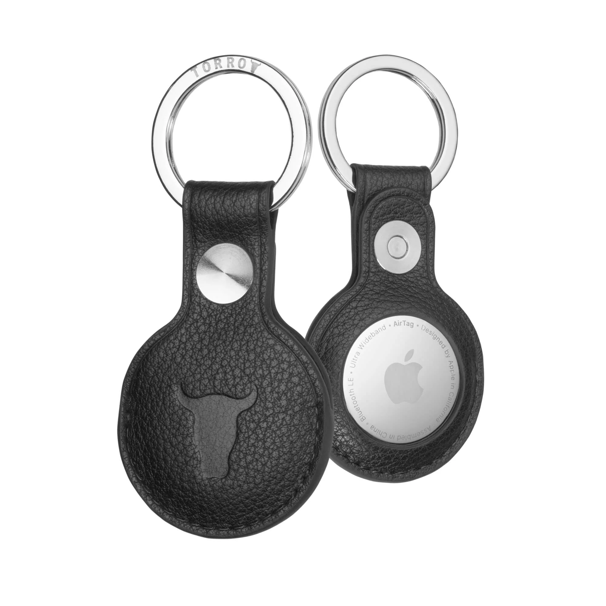 Leather AirTag Keyring - Image 5