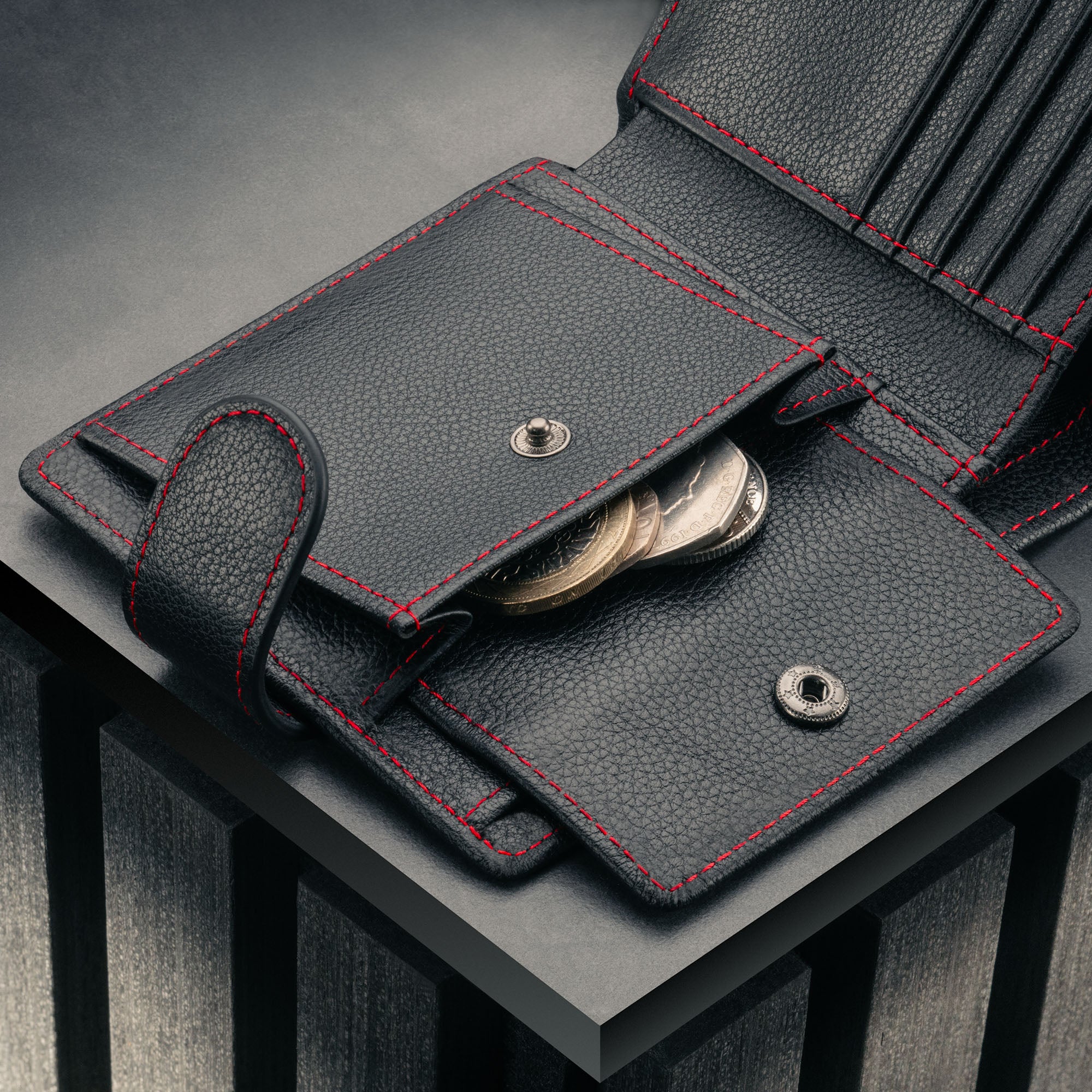 Leather Classic Wallet (RFID & Coin Pocket) - Image 3