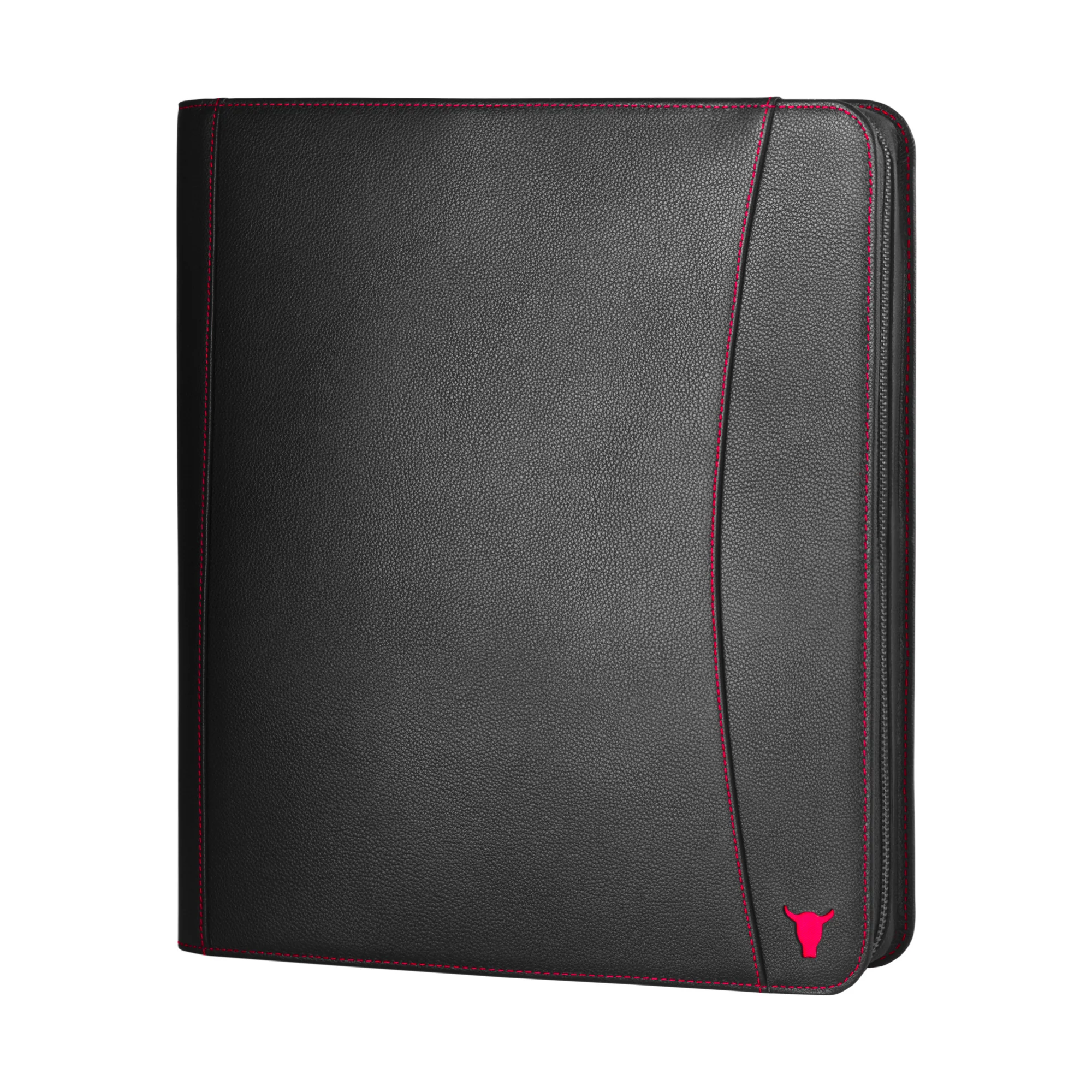 Leather Zipped A4 Conference Folder / Portfolio