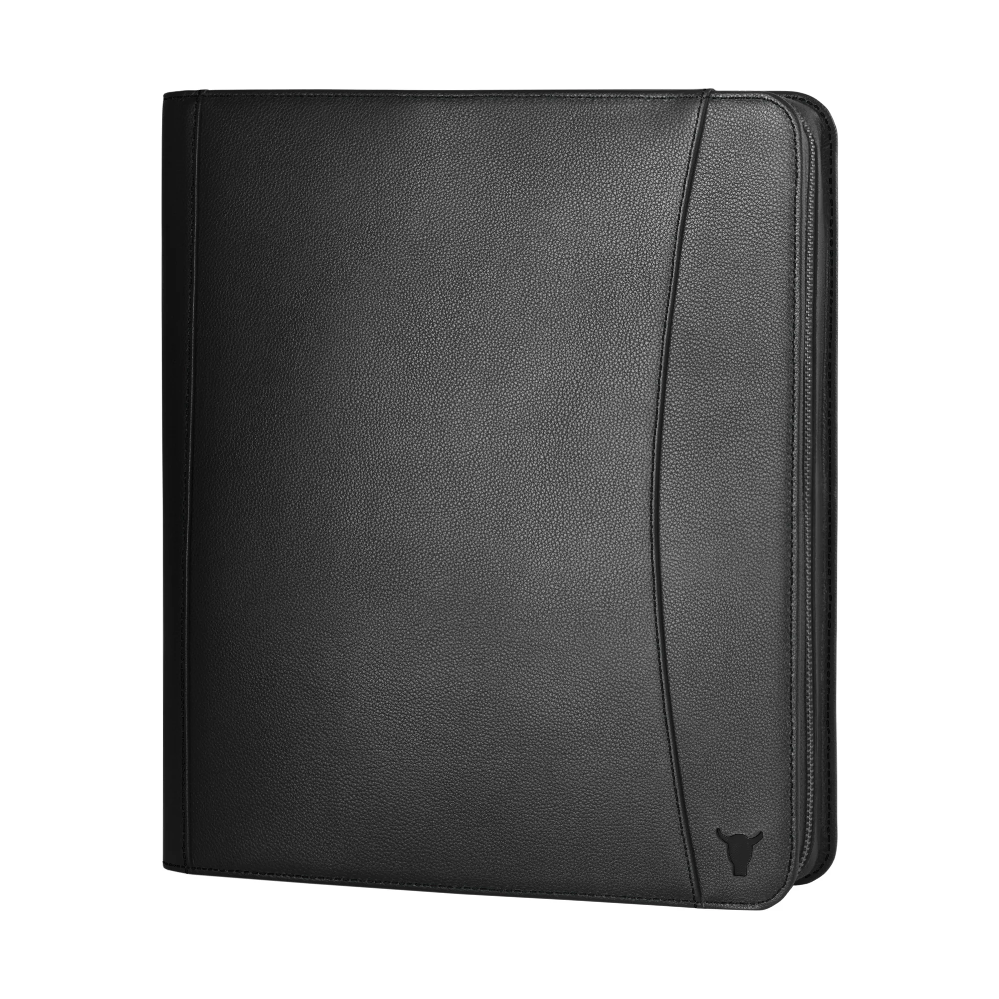 Leather Zipped A4 Conference Folder / Portfolio - Image 2