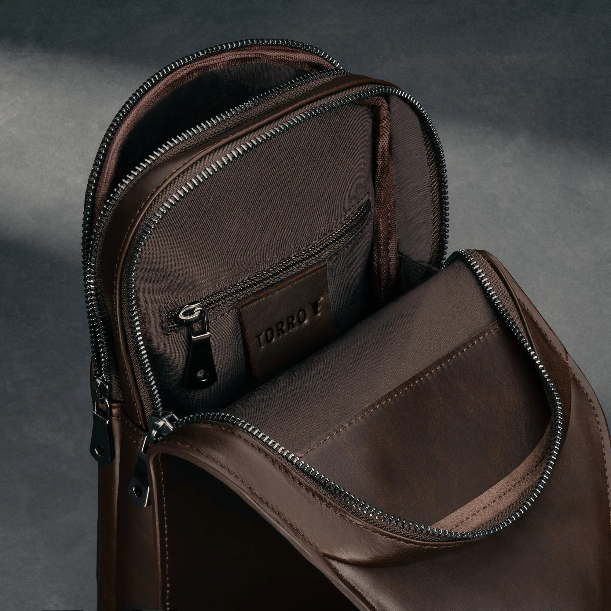 Leather Crossbody Sling Bag - Image 10
