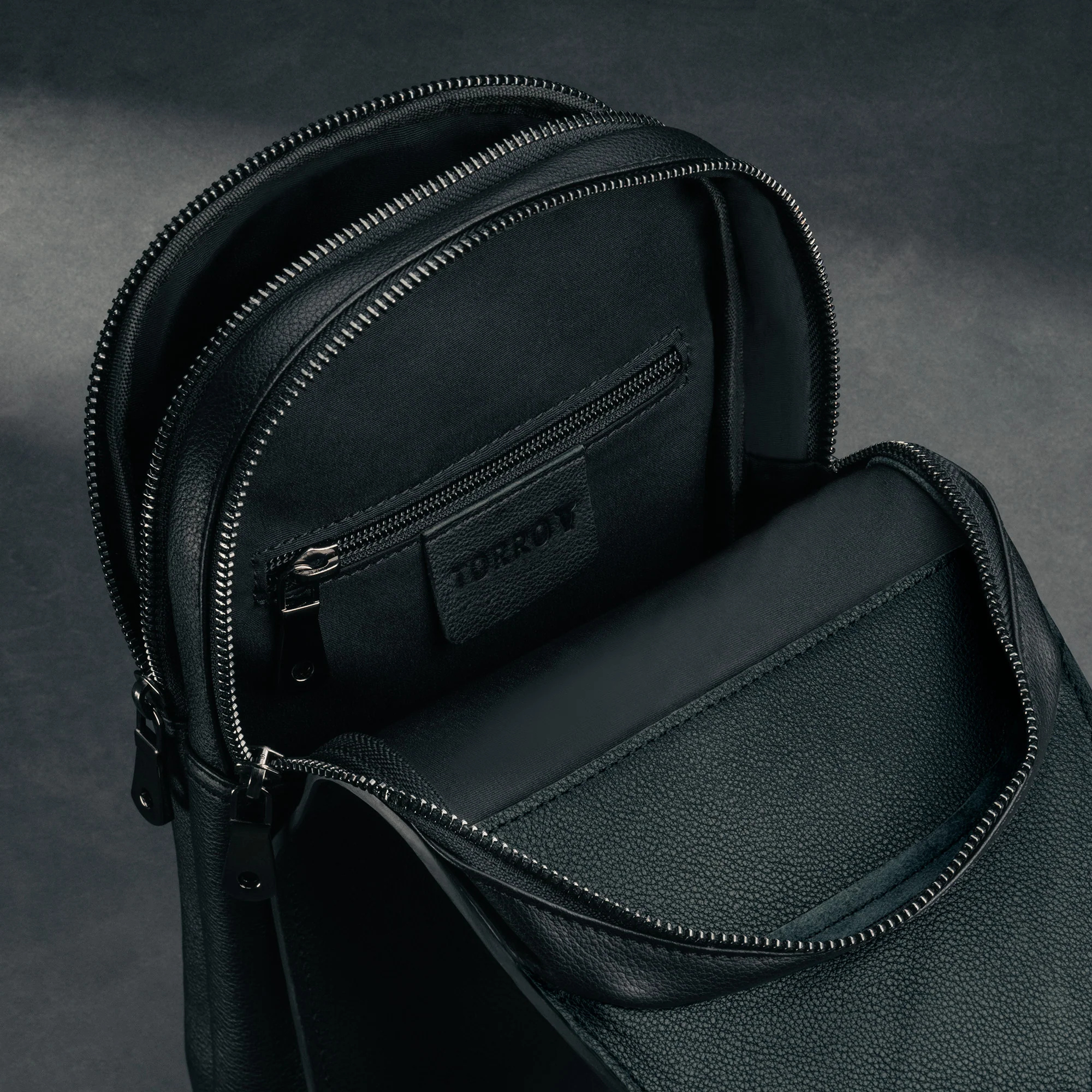 Leather Crossbody Sling Bag - Image 5