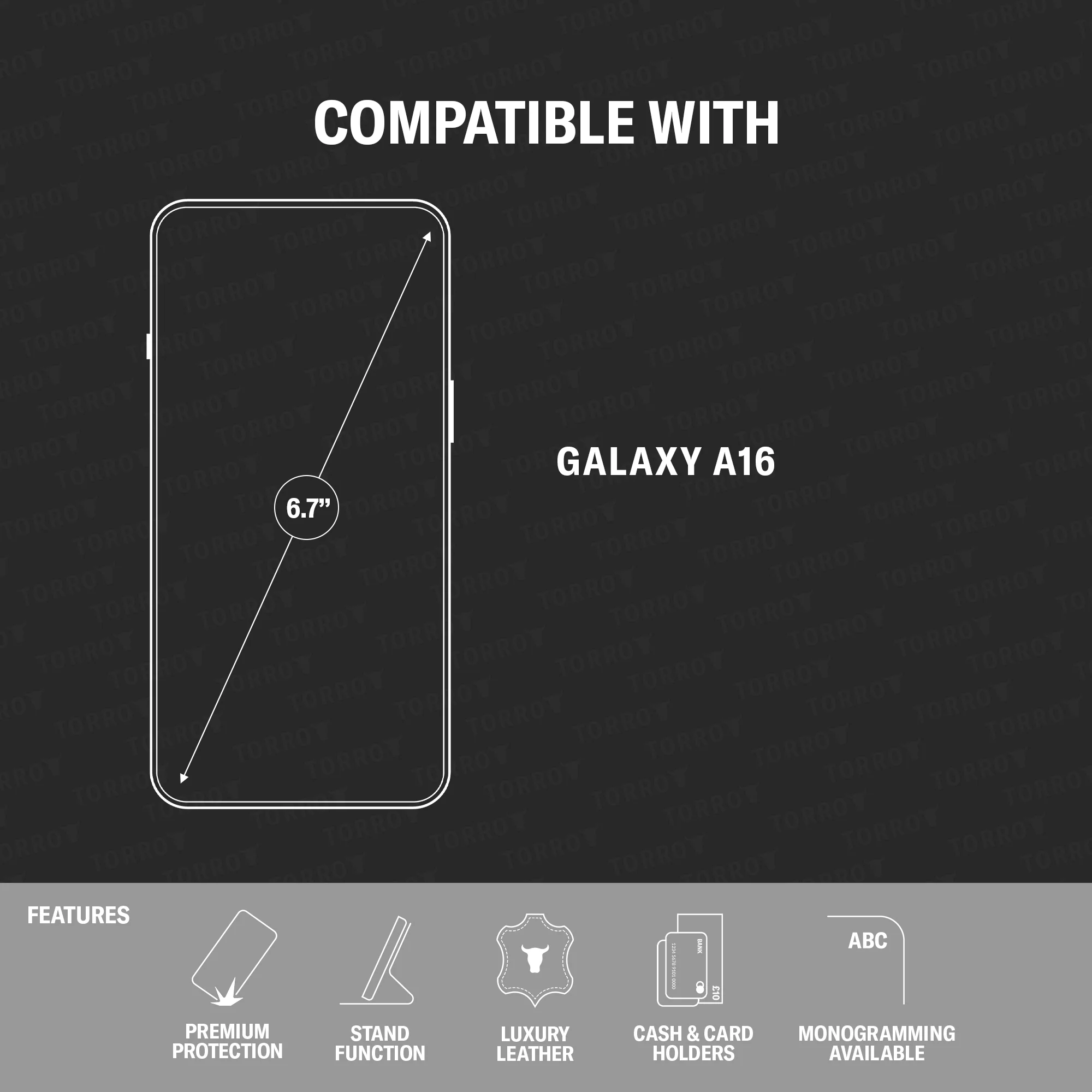 Galaxy A16 Leather Case (with Stand Function) - Image 2