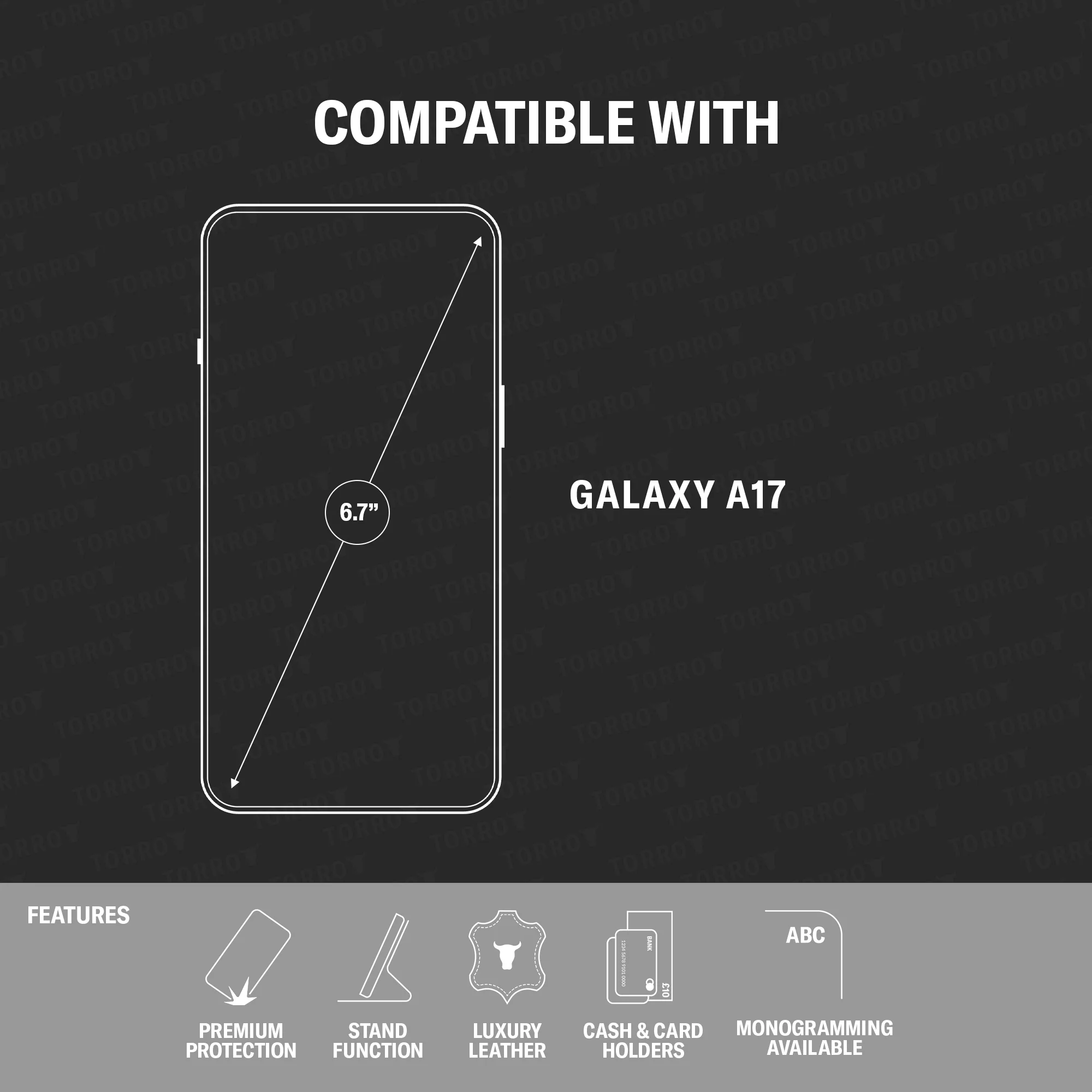 Galaxy A17 Leather Case (with Stand Function) - Image 2