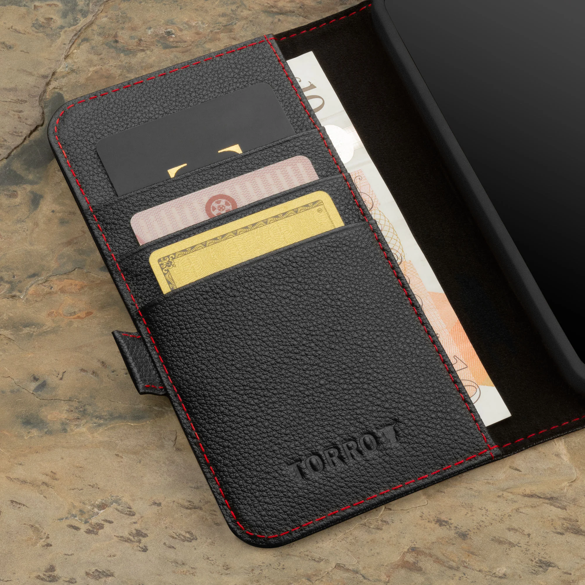 Galaxy A55 Leather Wallet Case (with Stand Function) - Image 4