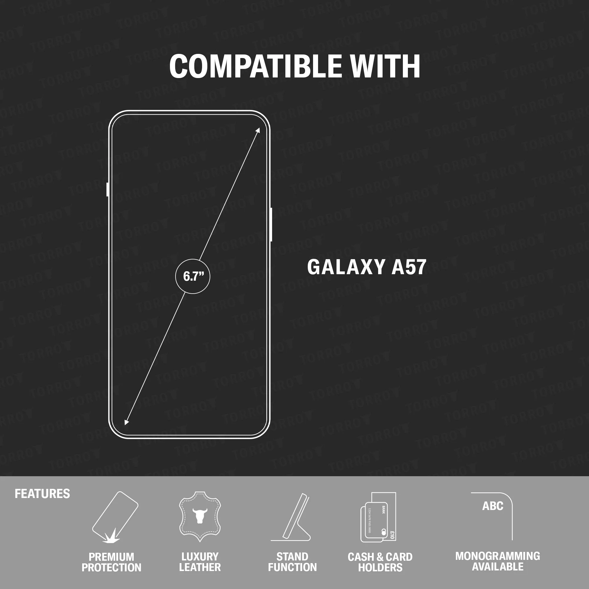 Galaxy A57 Leather Case (with Stand Function) - Image 2