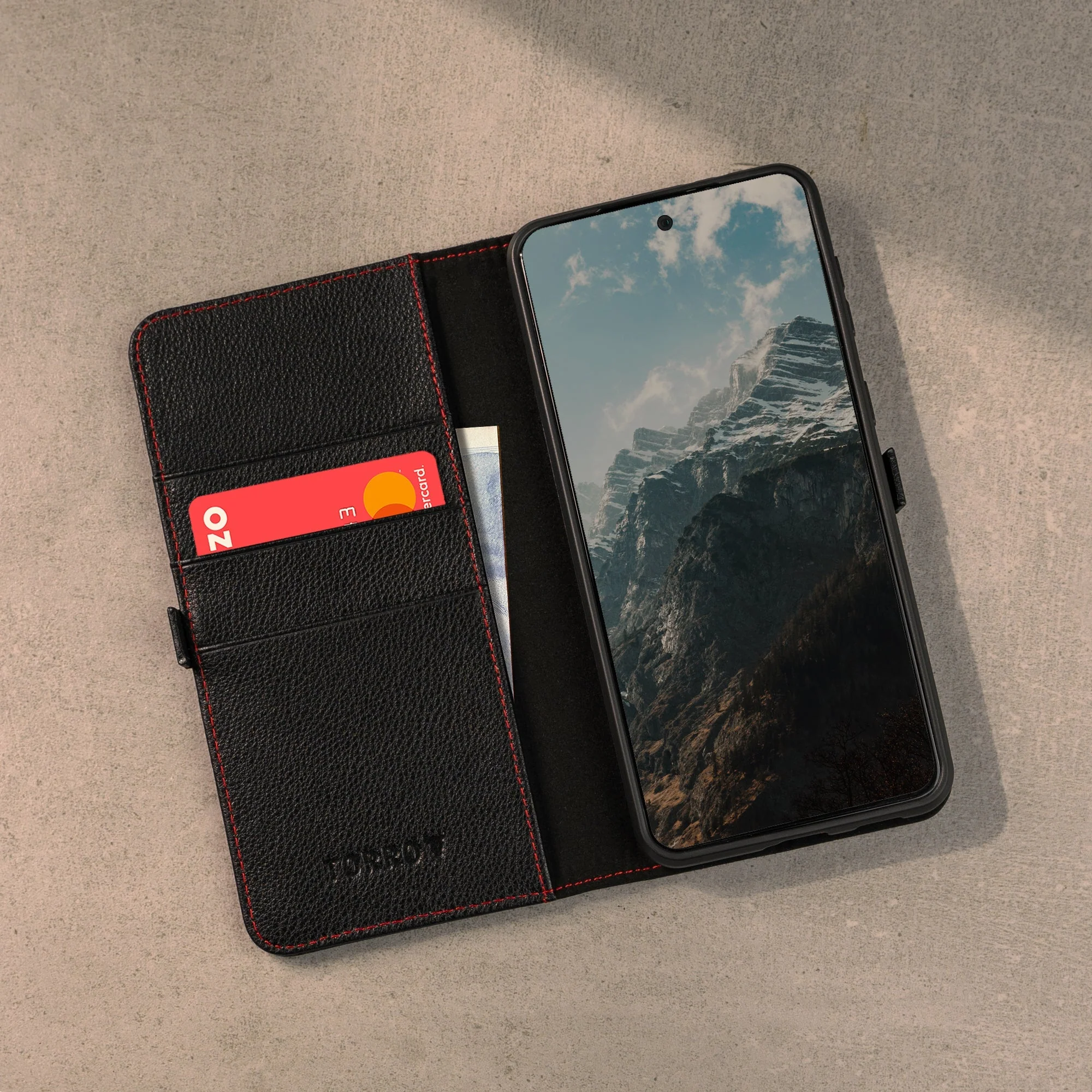 Galaxy S21 Ultra 5G Leather Case (with stand function) - Image 4