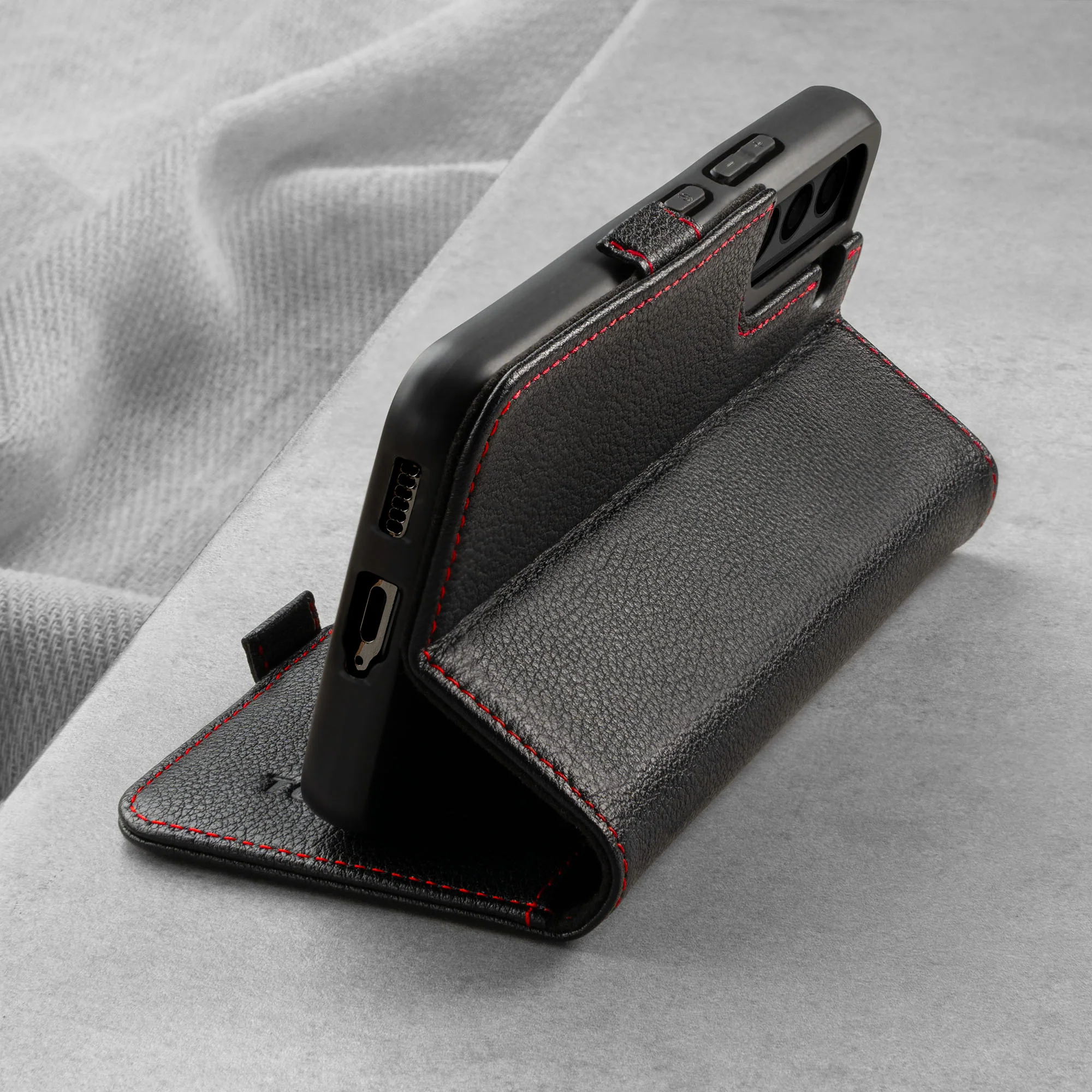 Samsung Galaxy S22 Leather Wallet Case (with Stand function) - Image 3