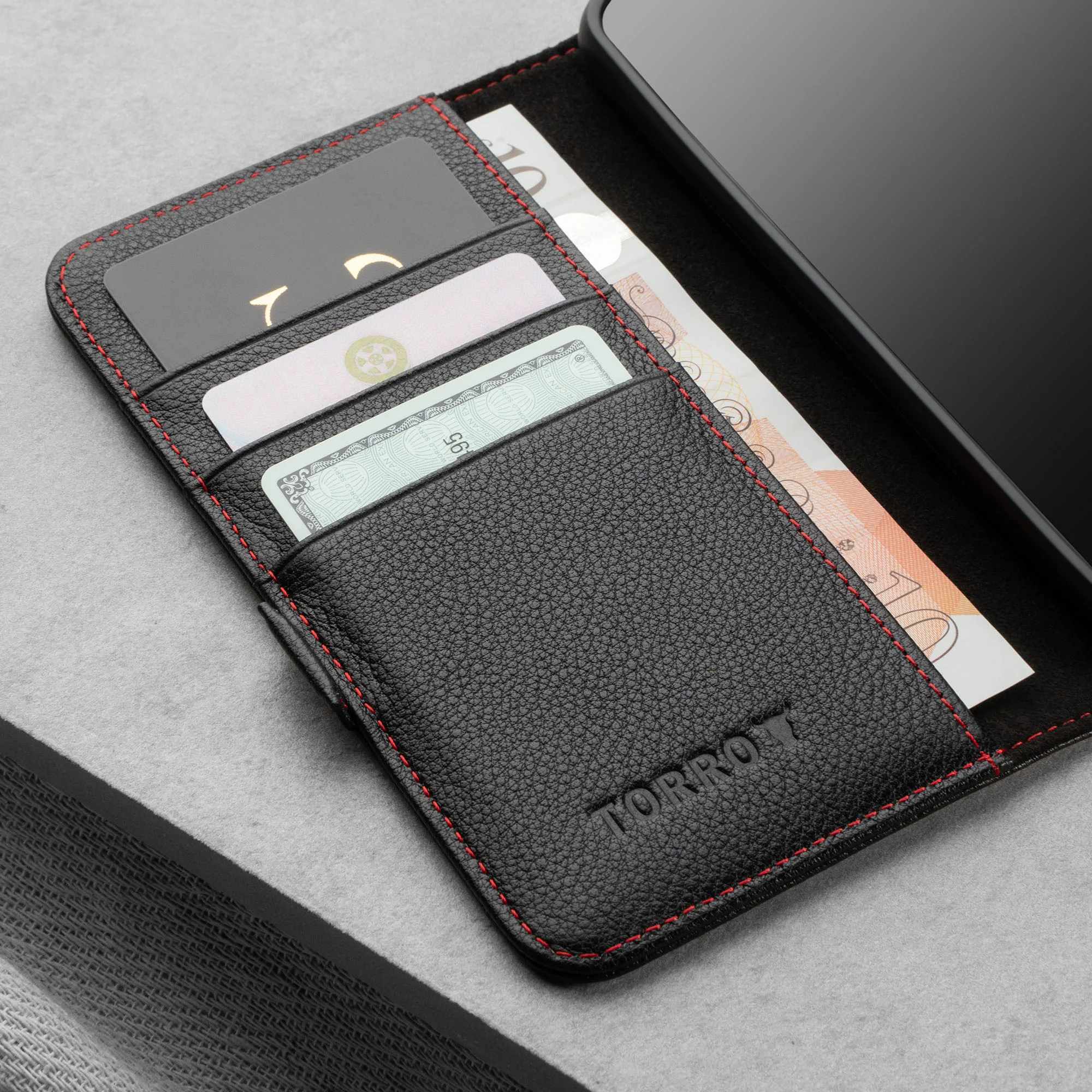 Samsung Galaxy S22 Leather Wallet Case (with Stand function) - Image 4