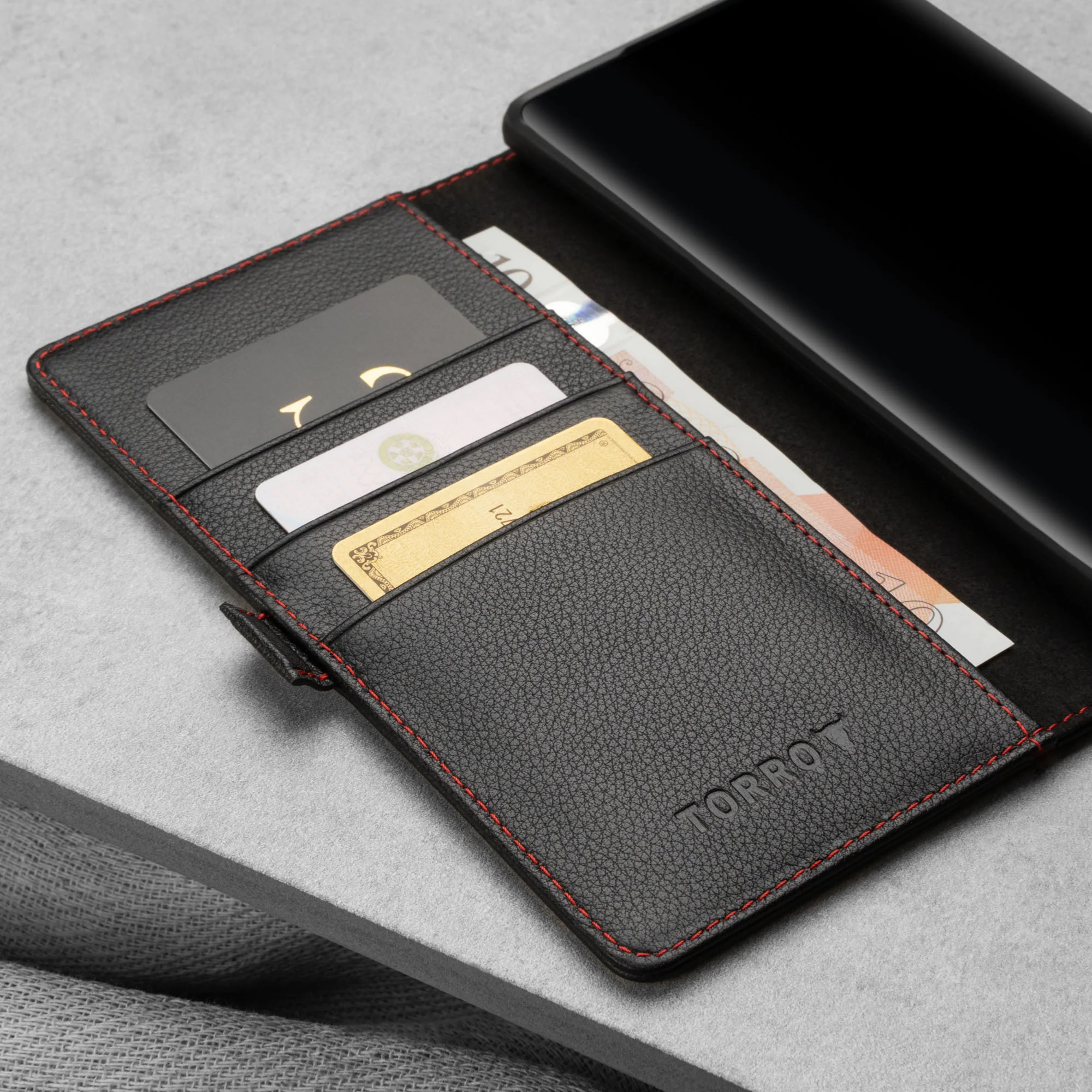 Samsung Galaxy S22 Ultra Leather Wallet Case (with Stand function) - Image 5