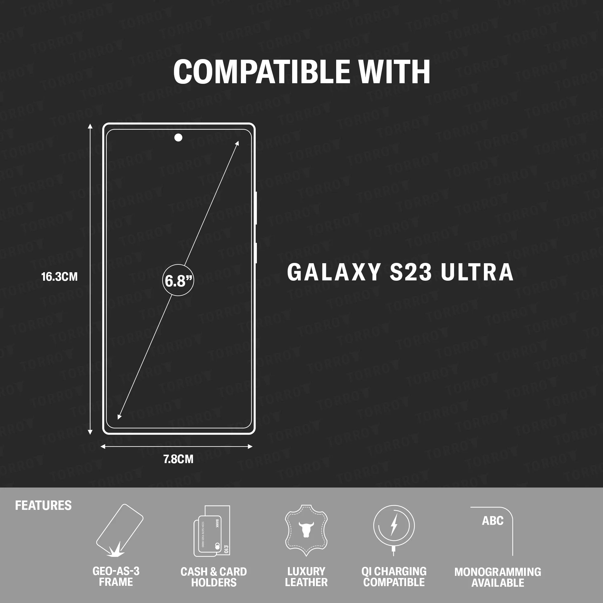 Galaxy S23 Ultra Leather Case (with Stand function) - Image 4