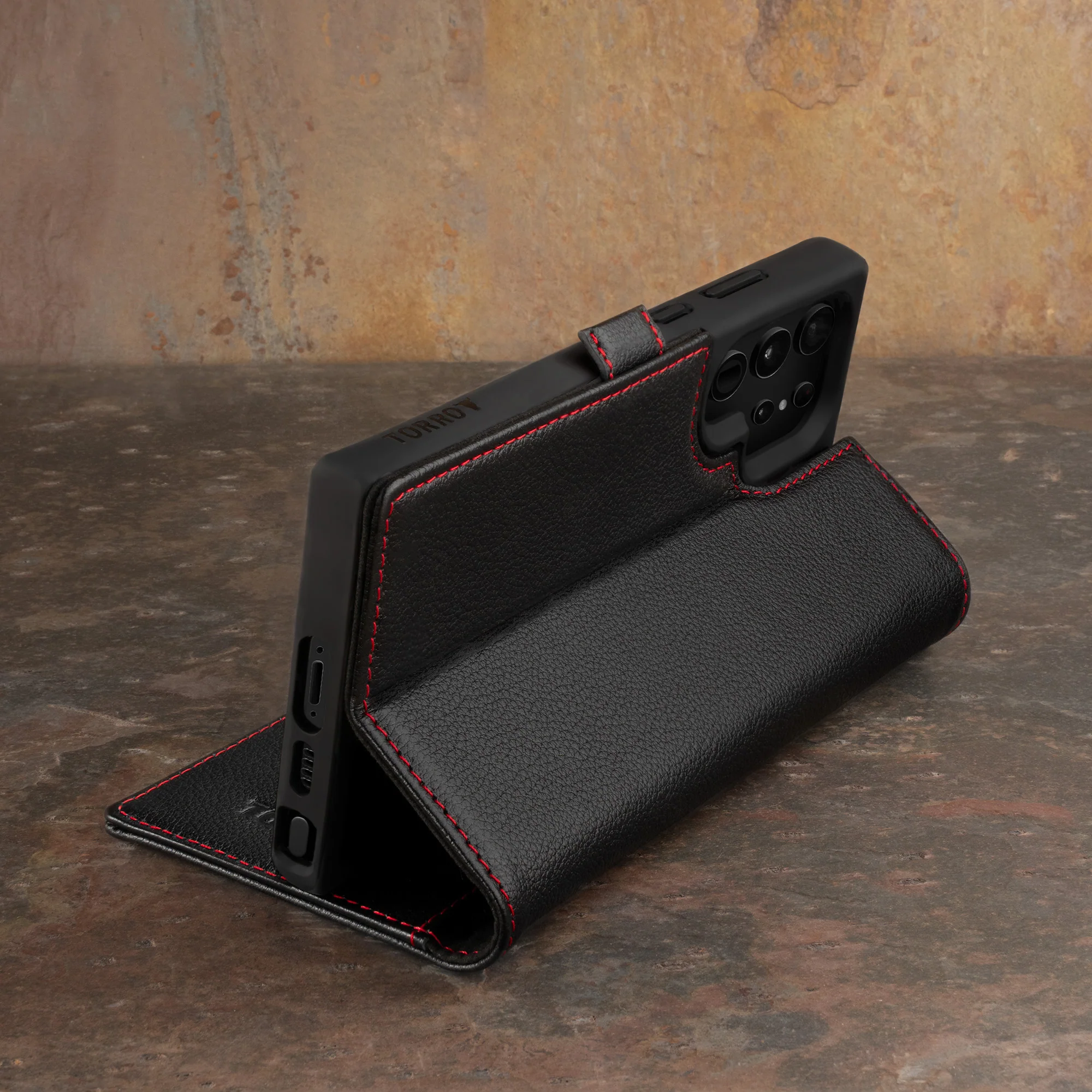 Galaxy S23 Ultra Leather Case (with Stand function) - Image 5