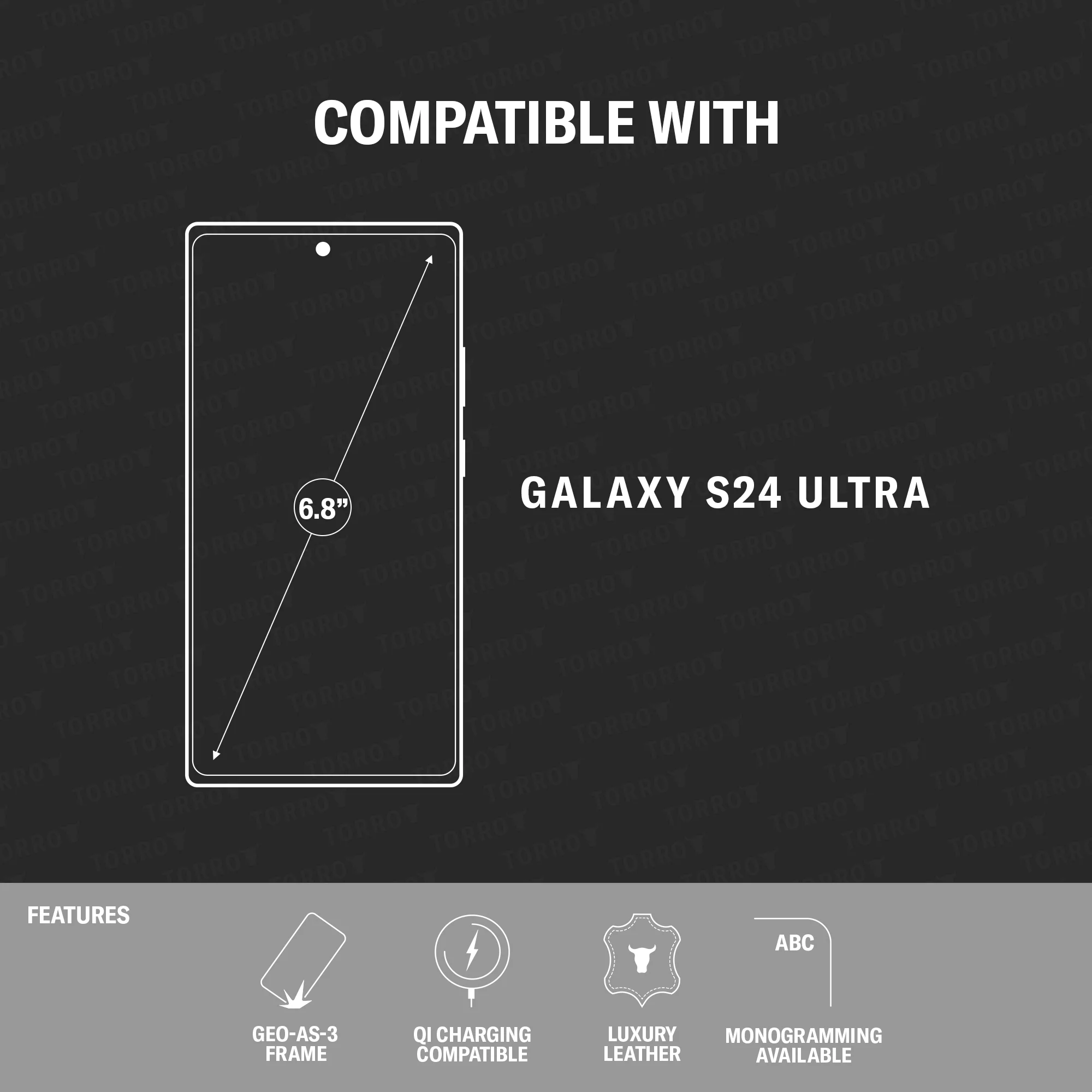 Galaxy S24 Ultra Leather Bumper Case - Image 4