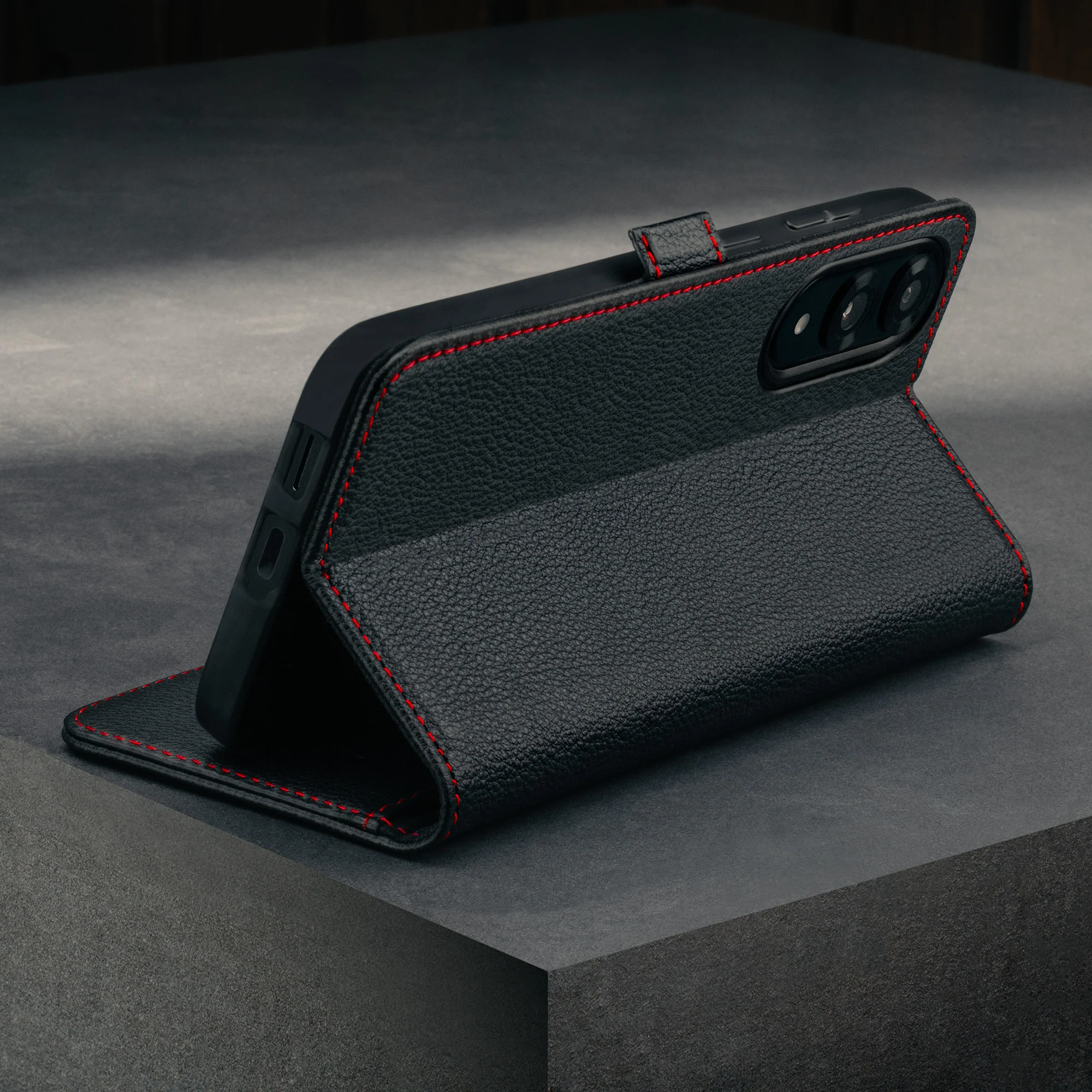 Galaxy S25 Edge Leather Case (with Stand Function) - Image 3