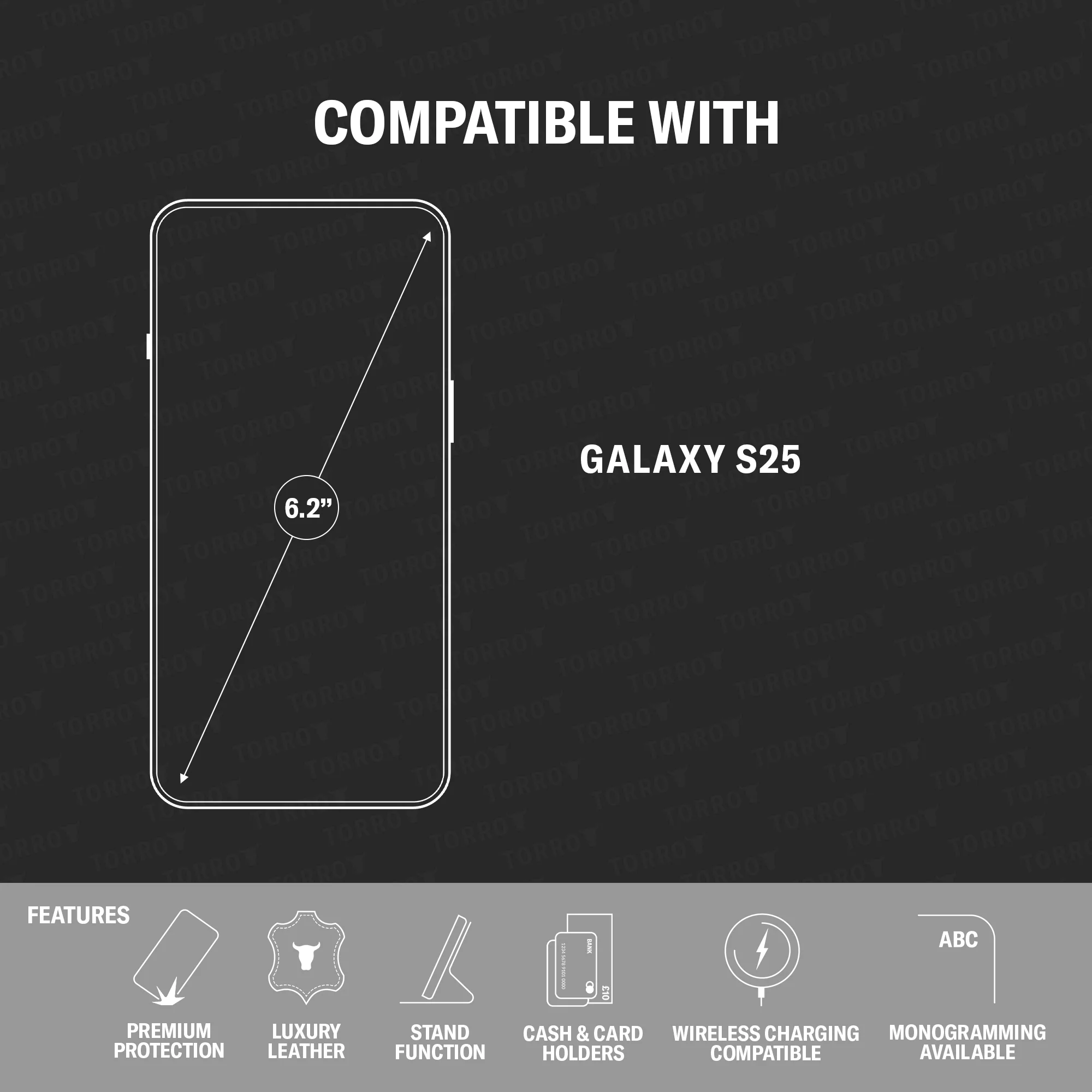 Galaxy S25 Leather Case (with Stand function) - Image 3
