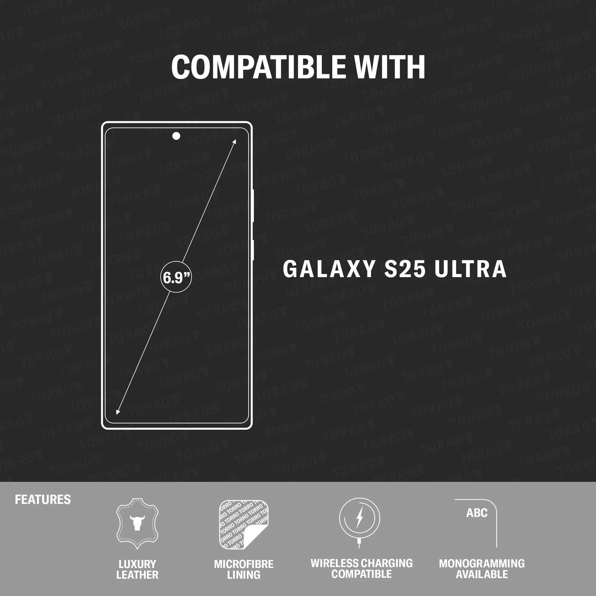 Galaxy S25 Ultra Leather Bumper Case (Qi2/MagSafe Charging Compatible) - Image 4