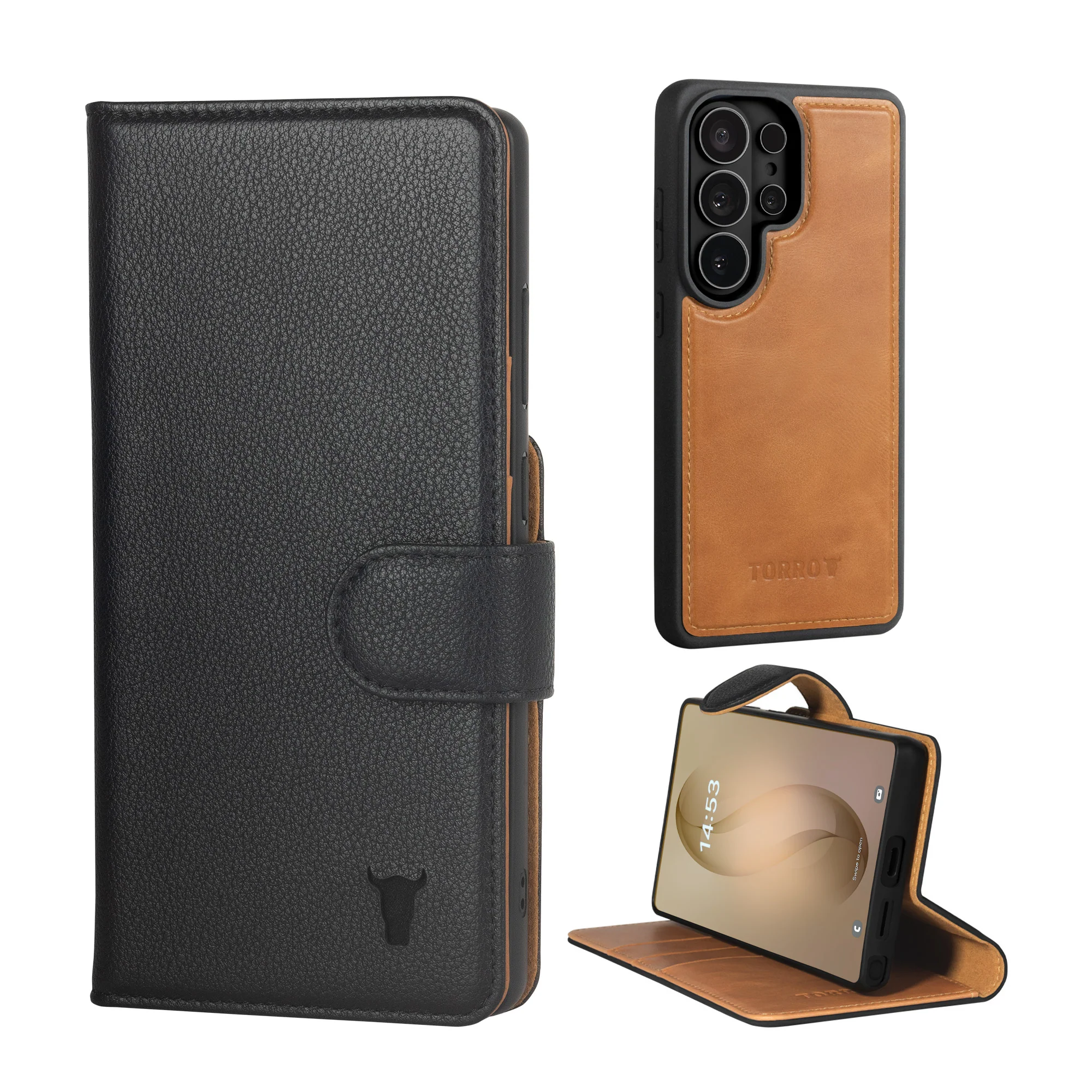 Galaxy S26 Ultra 2-in-1 Detachable Leather Wallet Case - Image 3