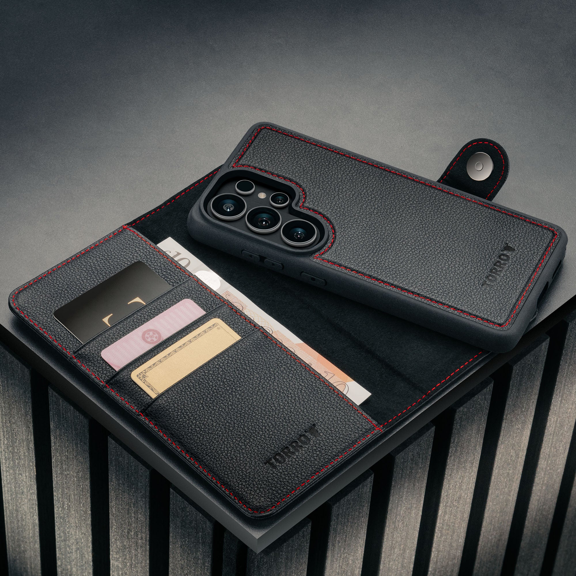 Galaxy S26 Ultra 2-in-1 Detachable Leather Wallet Case - Image 7