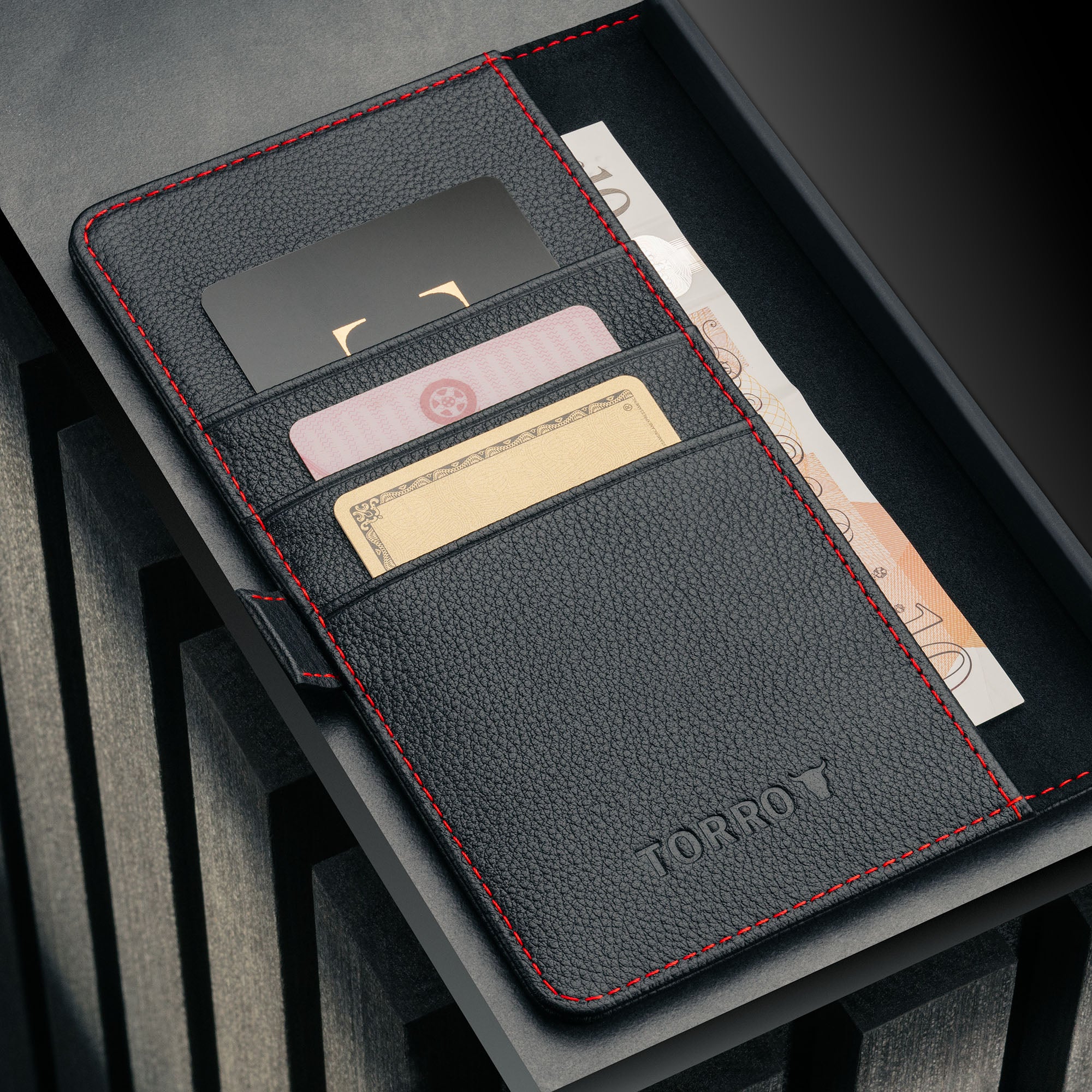 Galaxy S26 Ultra Leather Wallet Case (with Stand Function) - Image 9