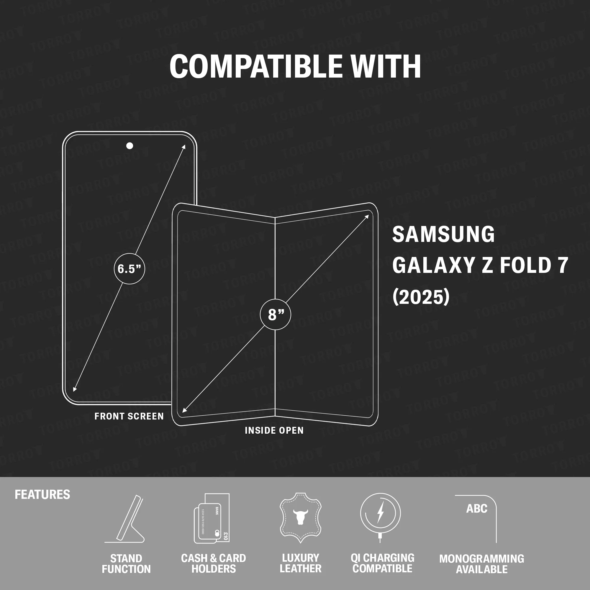 Galaxy Z Fold7 Leather Case - Image 3