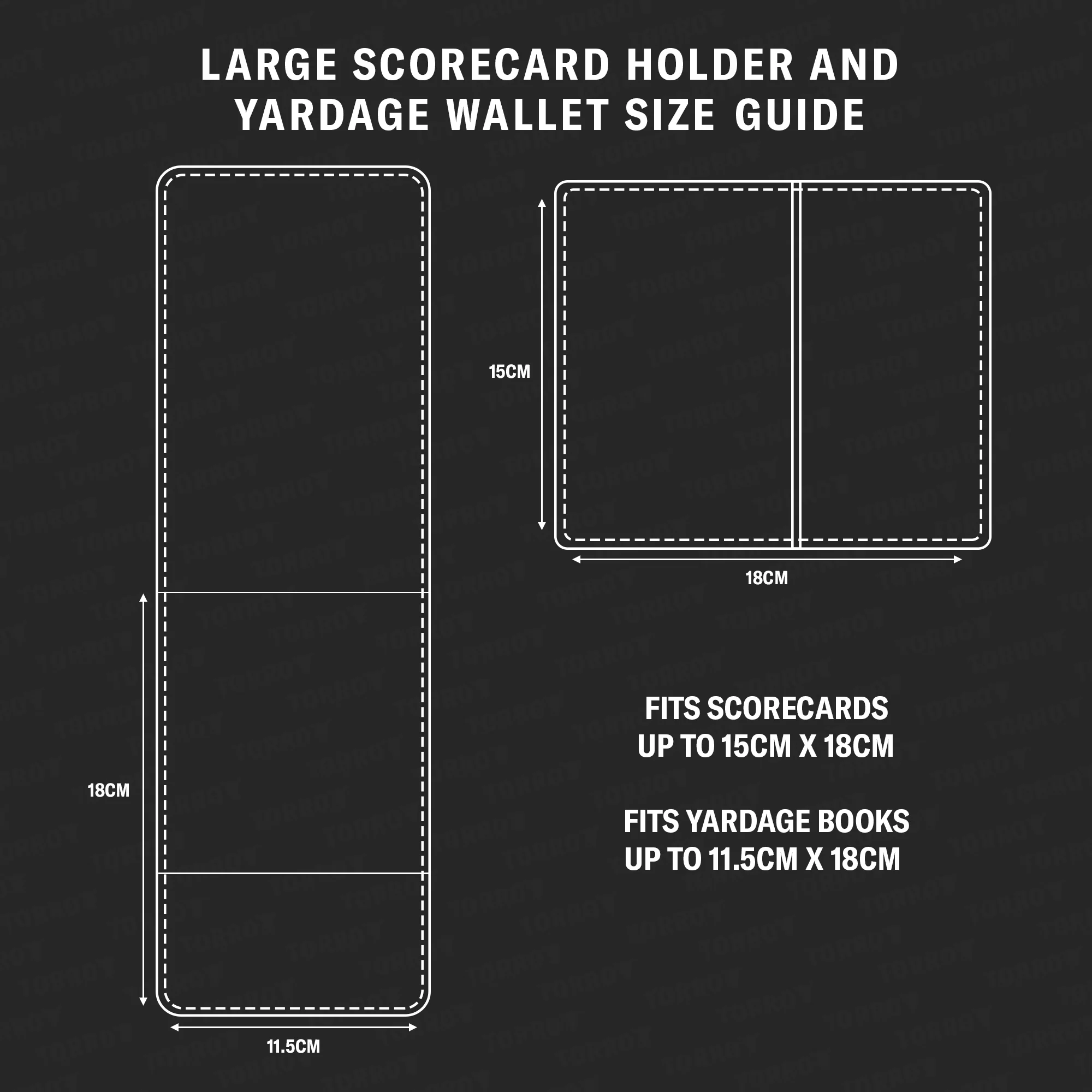 Leather Golf Scorecard Holder and Yardage Book Cover (PRO Edition) - Image 2