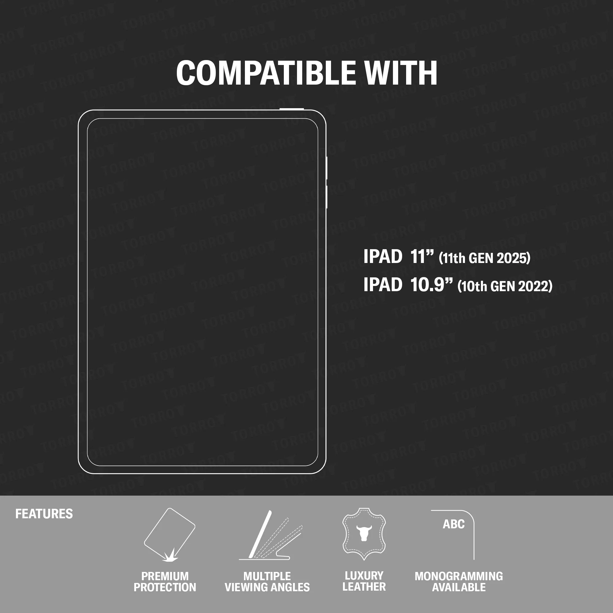 iPad Leather Case (11th A16 / 10th Gen) - Image 6