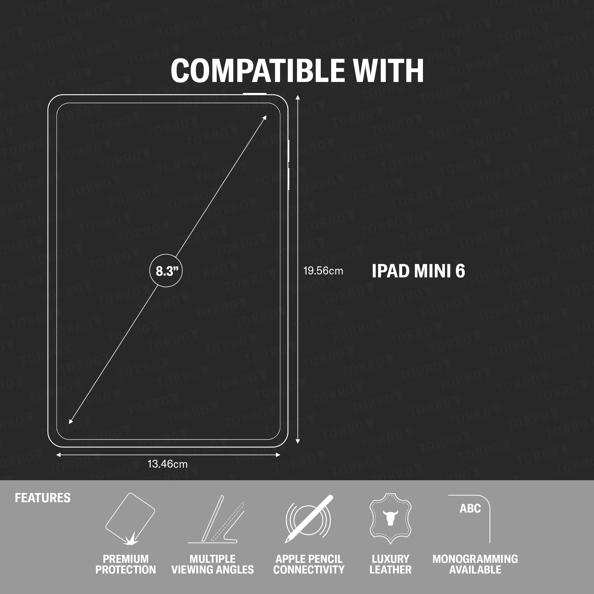 iPad Mini 6 Leather Case (6th Gen, 2021) - Image 4