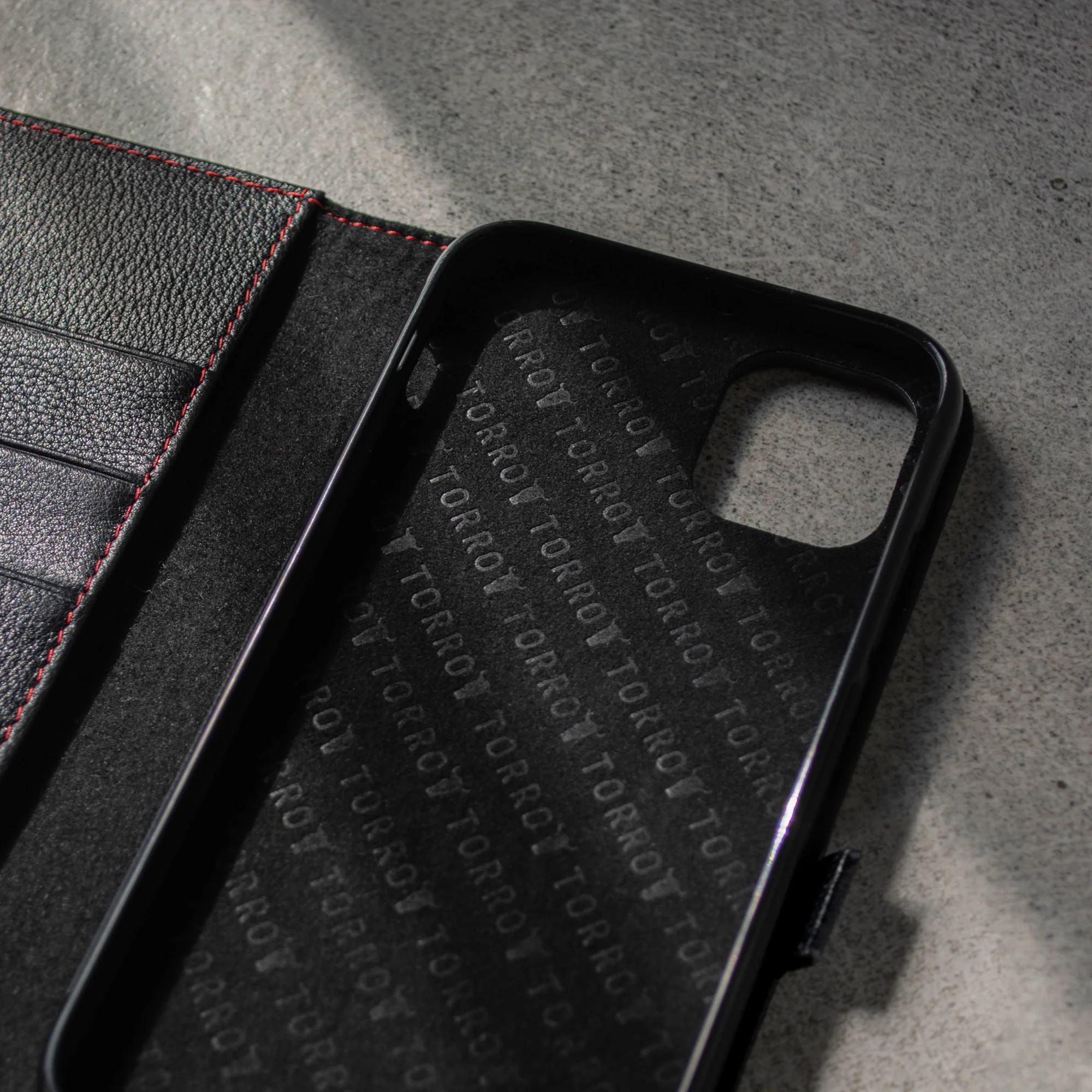 iPhone 11 Pro Leather Case (with Stand function) - Image 5