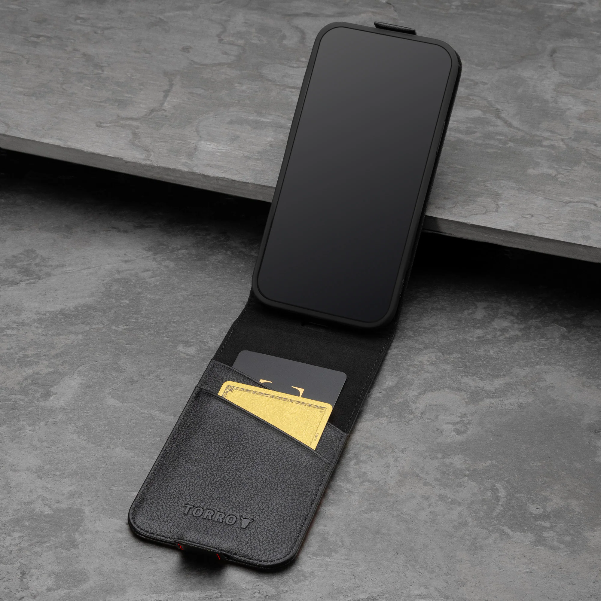 iPhone 12 / 12 Pro Leather Flip Case (MagSafe Charging) - Image 3
