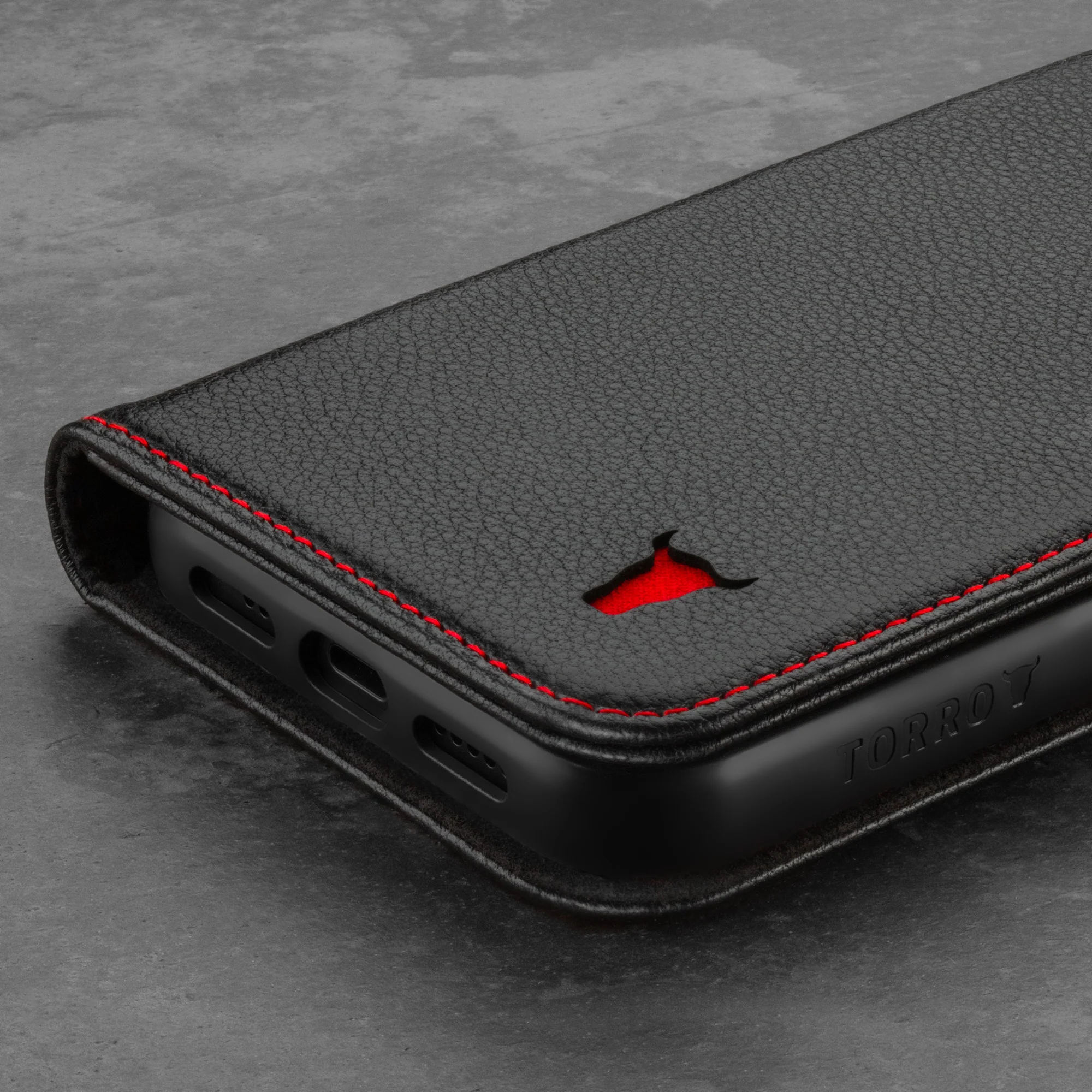 iPhone 12 / 12 Pro Leather Case (with Stand function) - Image 10