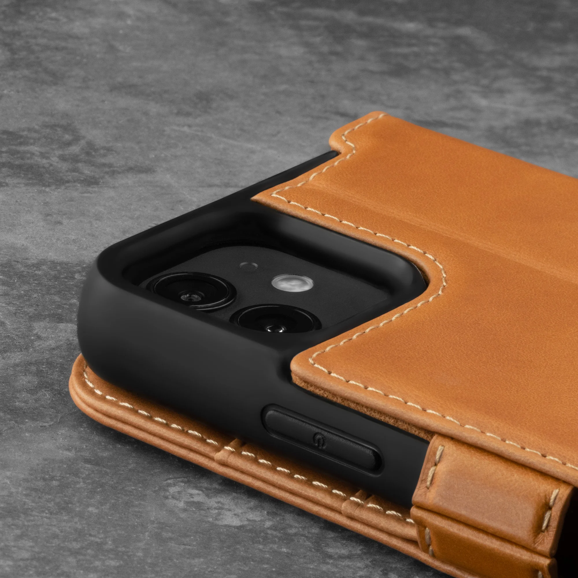 iPhone 12 / 12 Pro Leather Case (with Stand function) - Image 12