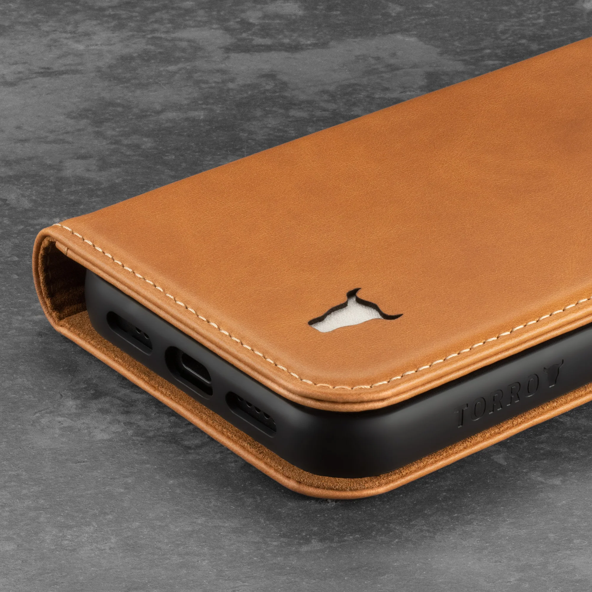 iPhone 12 / 12 Pro Leather Case (with Stand function) - Image 14