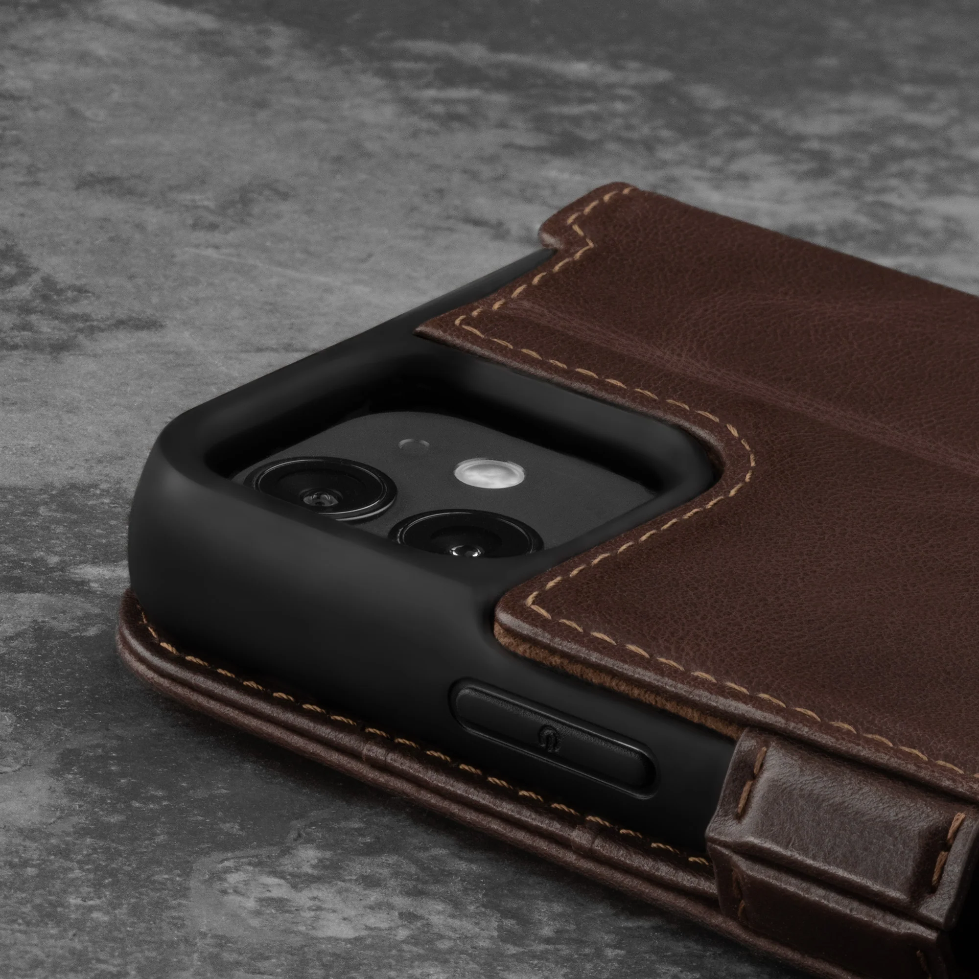 iPhone 12 / 12 Pro Leather Case (with Stand function) - Image 16