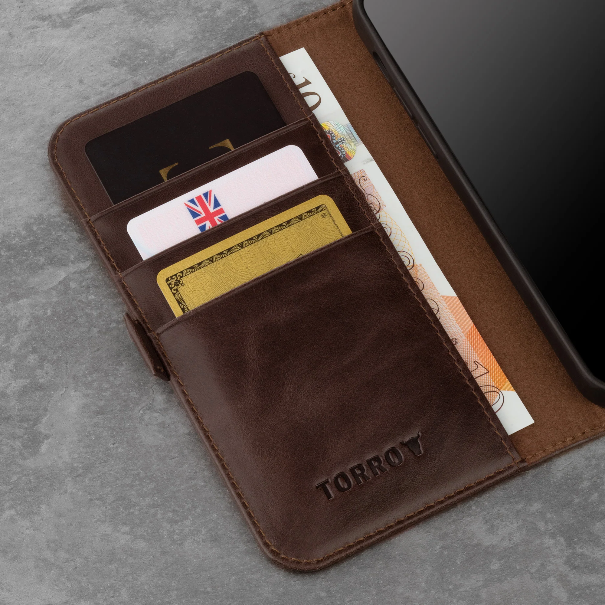 iPhone 12 / 12 Pro Leather Case (with Stand function) - Image 17