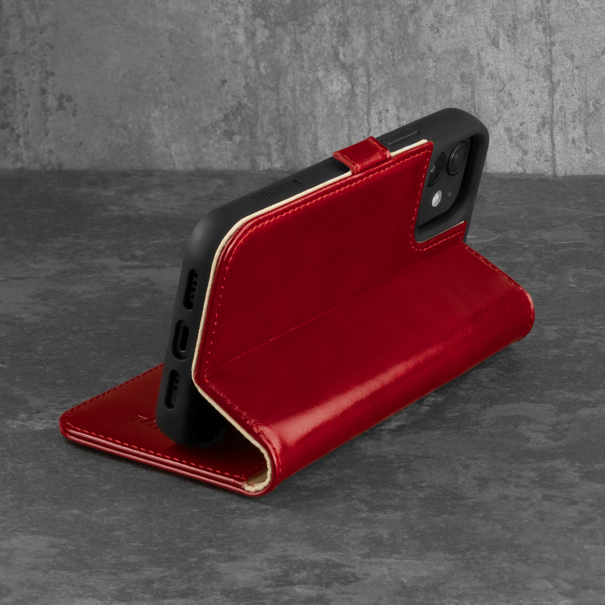 iPhone 12 / 12 Pro Leather Case (with Stand function) - Image 19