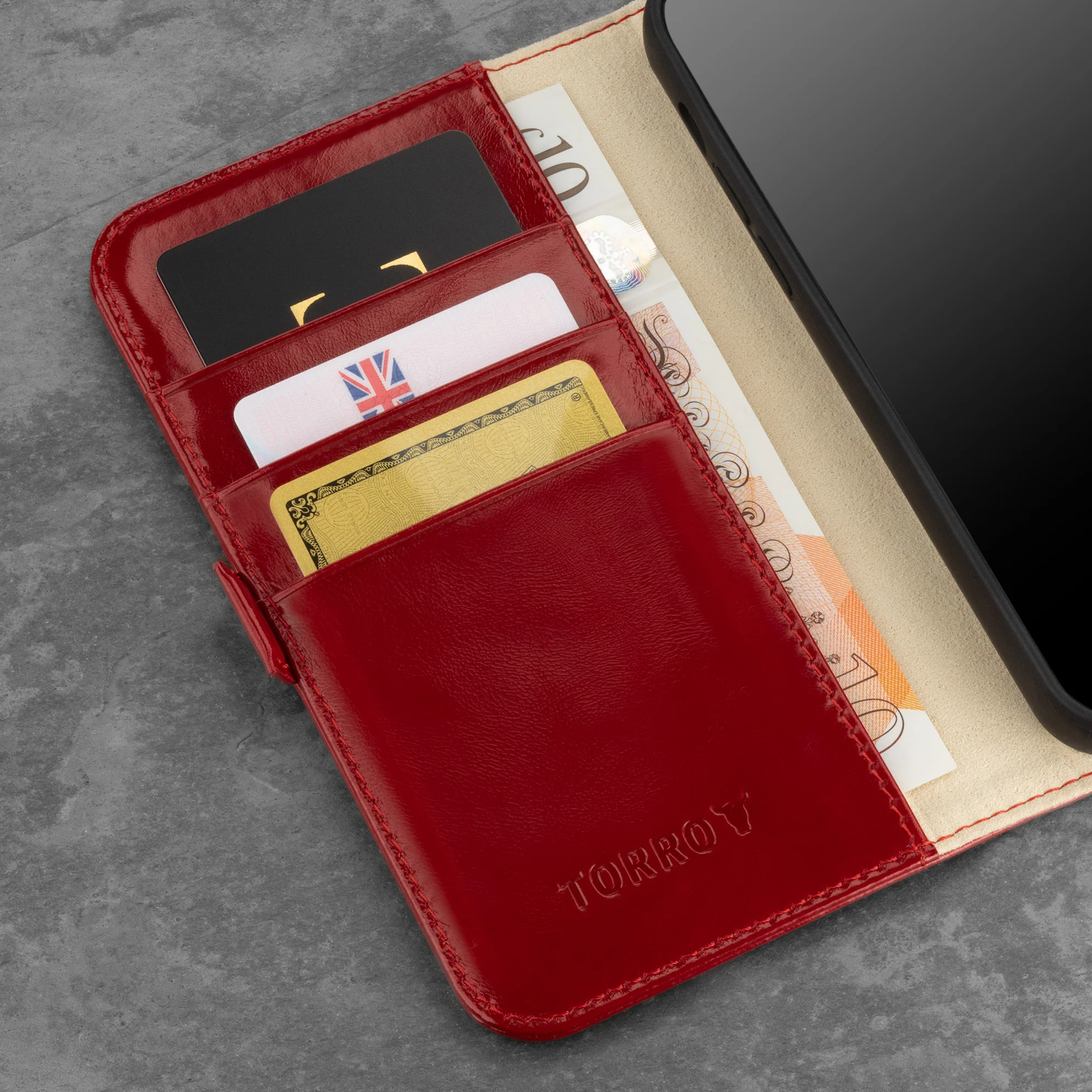 iPhone 12 / 12 Pro Leather Case (with Stand function) - Image 21