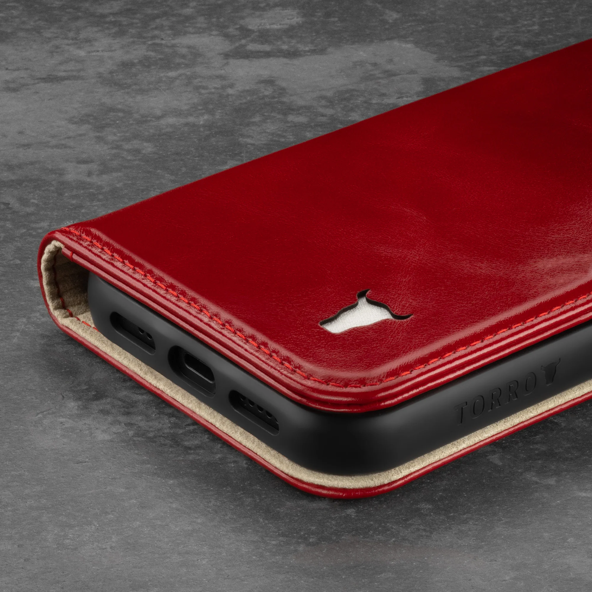 iPhone 12 / 12 Pro Leather Case (with Stand function) - Image 22