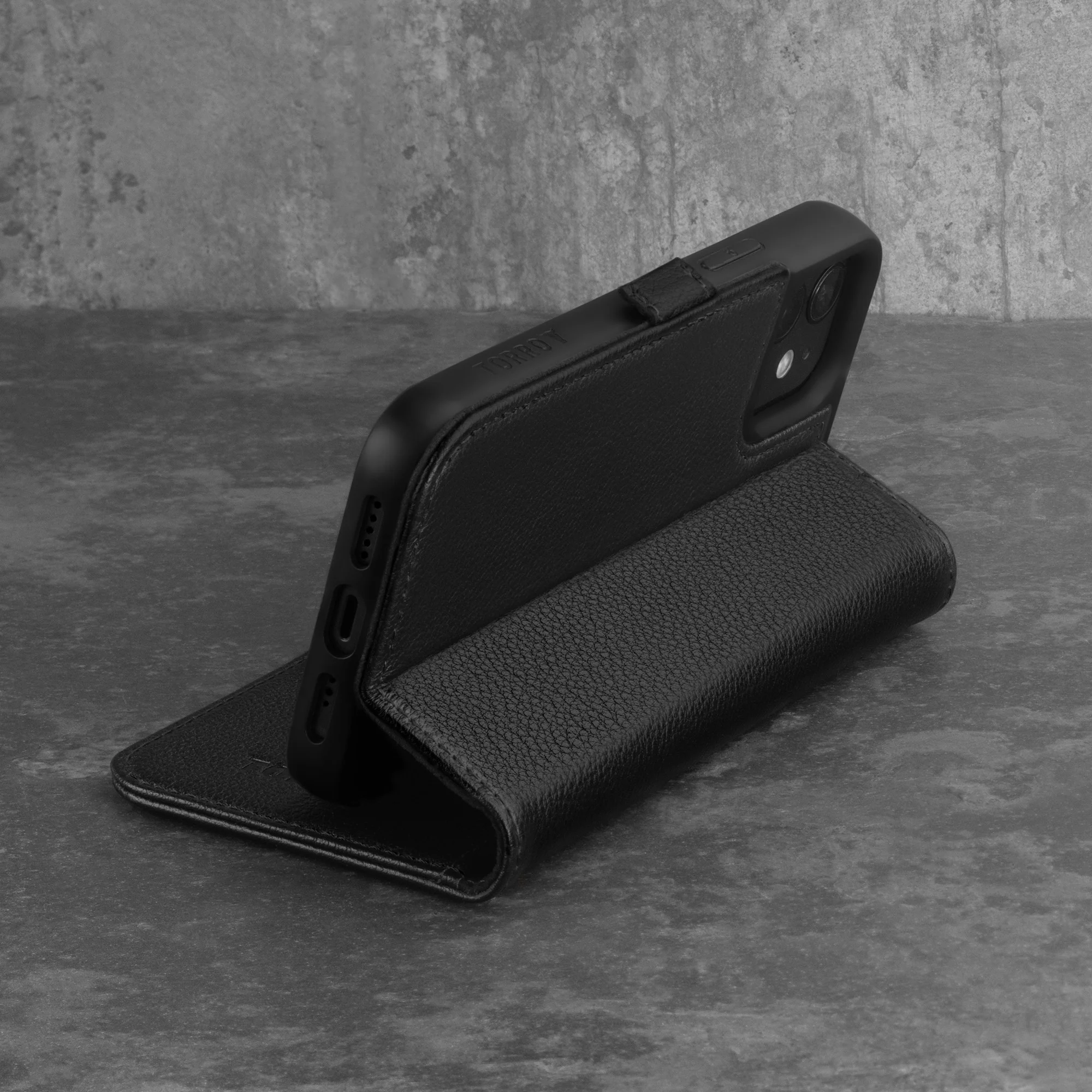 iPhone 12 / 12 Pro Leather Case (with Stand function) - Image 23