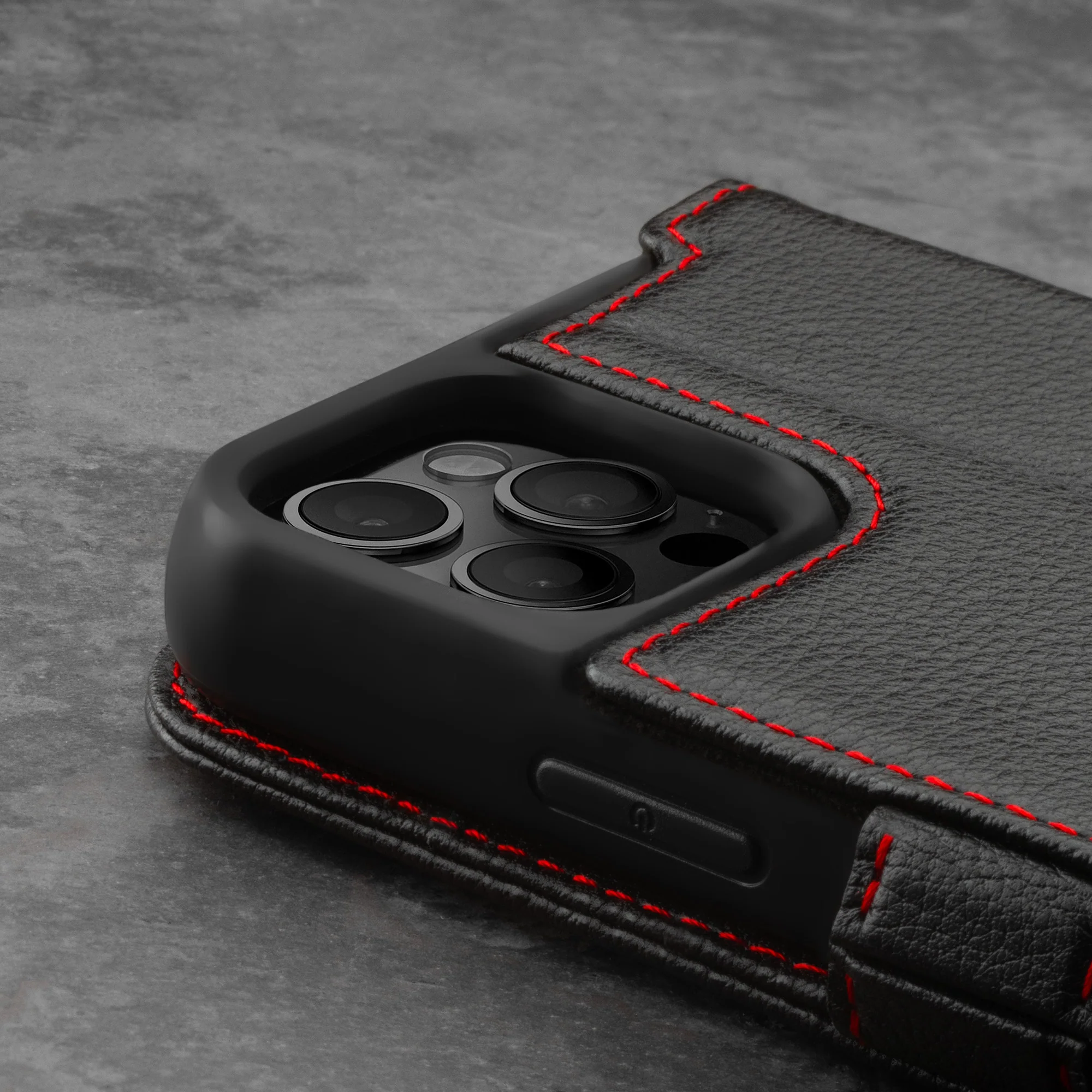 iPhone 12 Pro Max Leather Case (with Stand function) - Image 5
