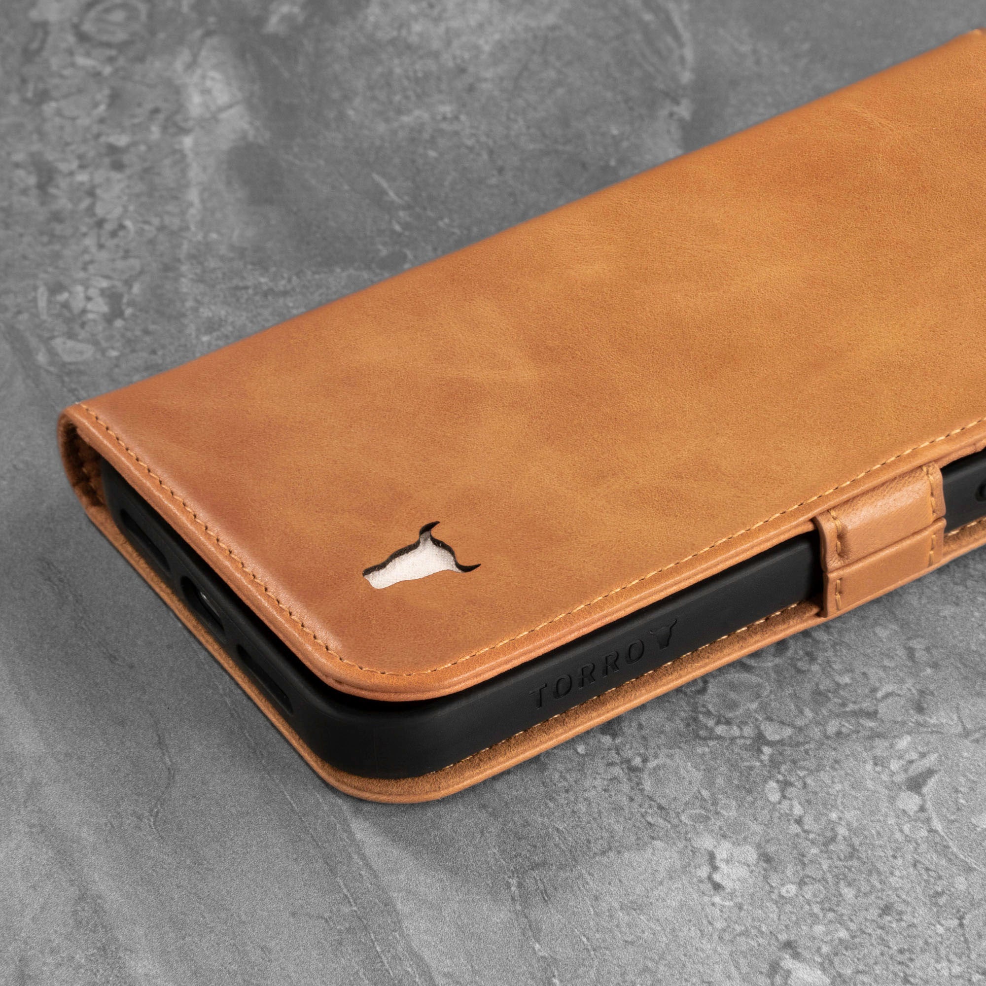 iPhone 13 Leather Case (with Stand function) - Image 14