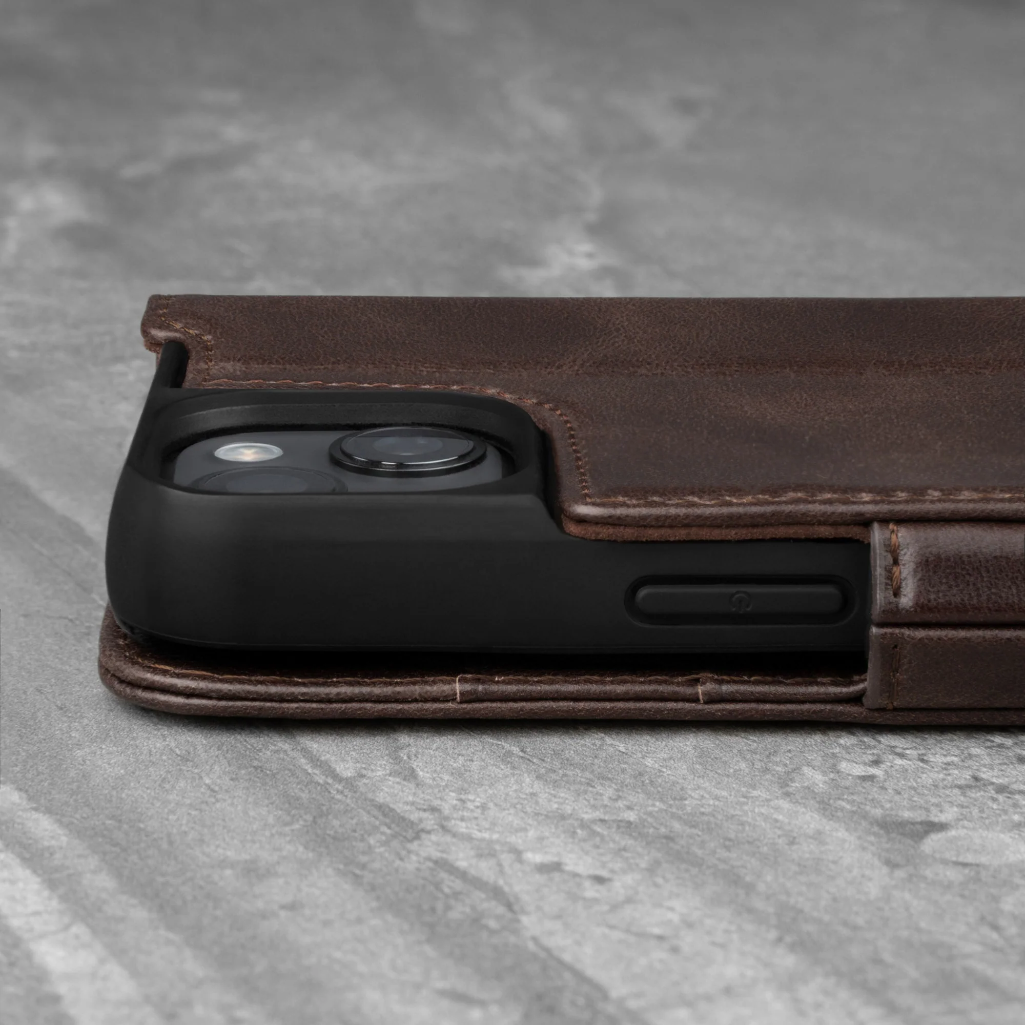 iPhone 13 Leather Case (with Stand function) - Image 17