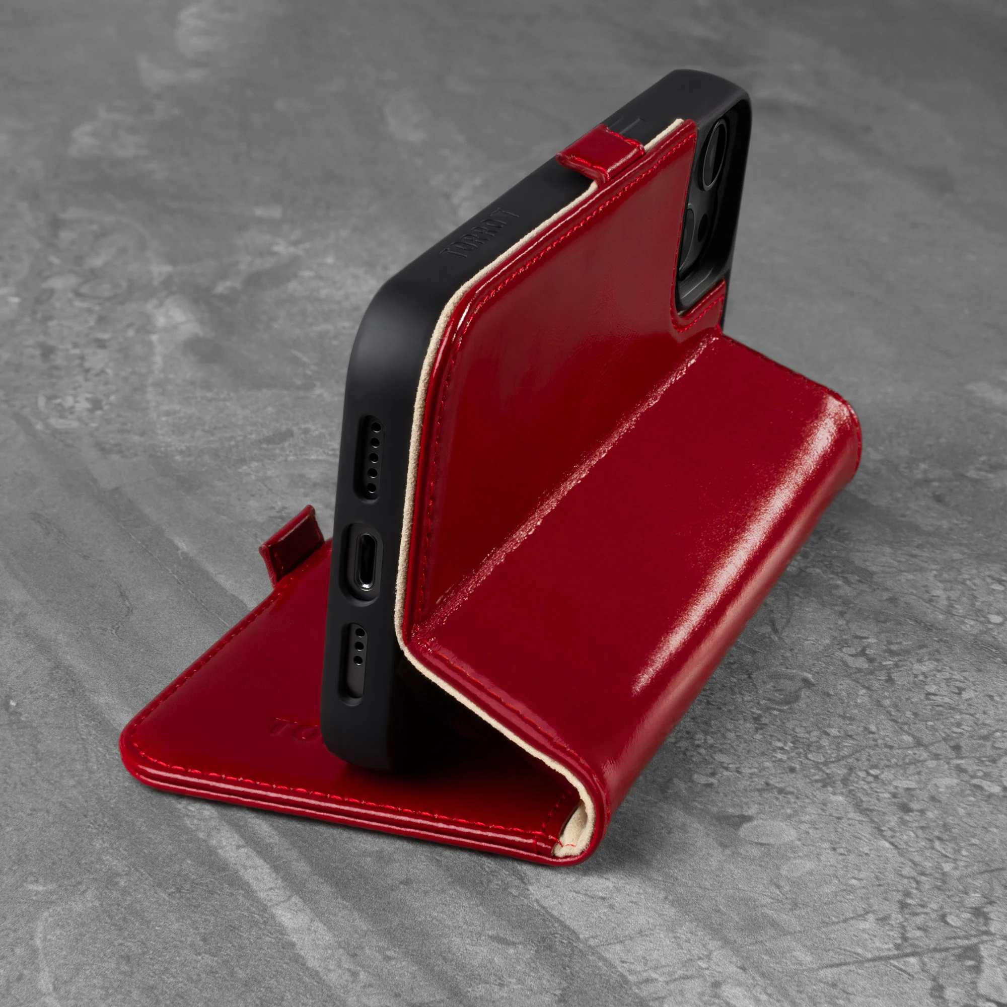 iPhone 13 Leather Case (with Stand function) - Image 19