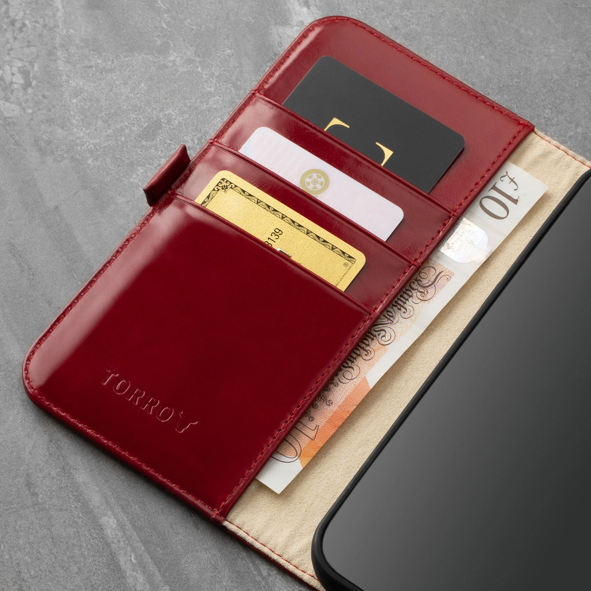 iPhone 13 Leather Case (with Stand function) - Image 20