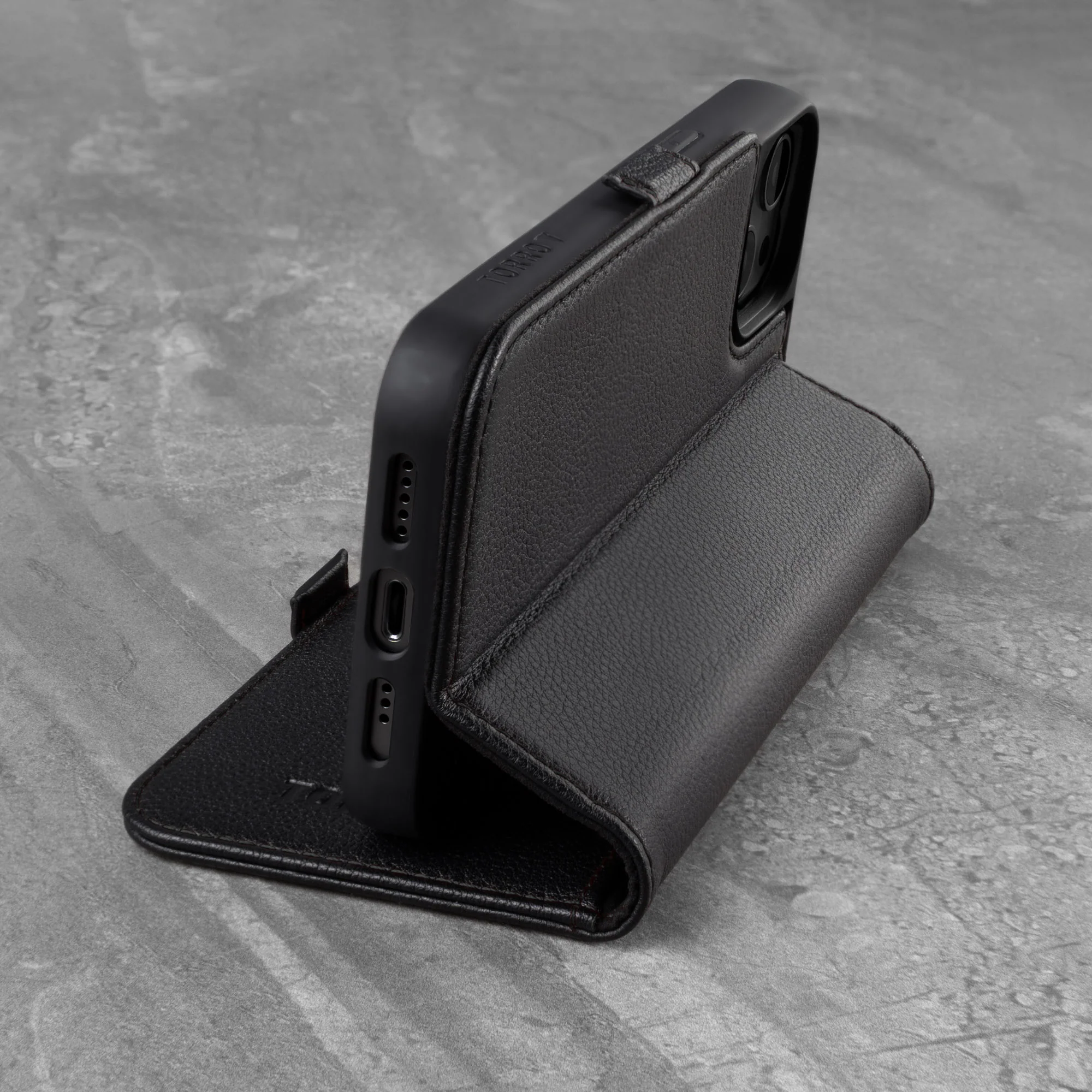 iPhone 13 Leather Case (with Stand function) - Image 23