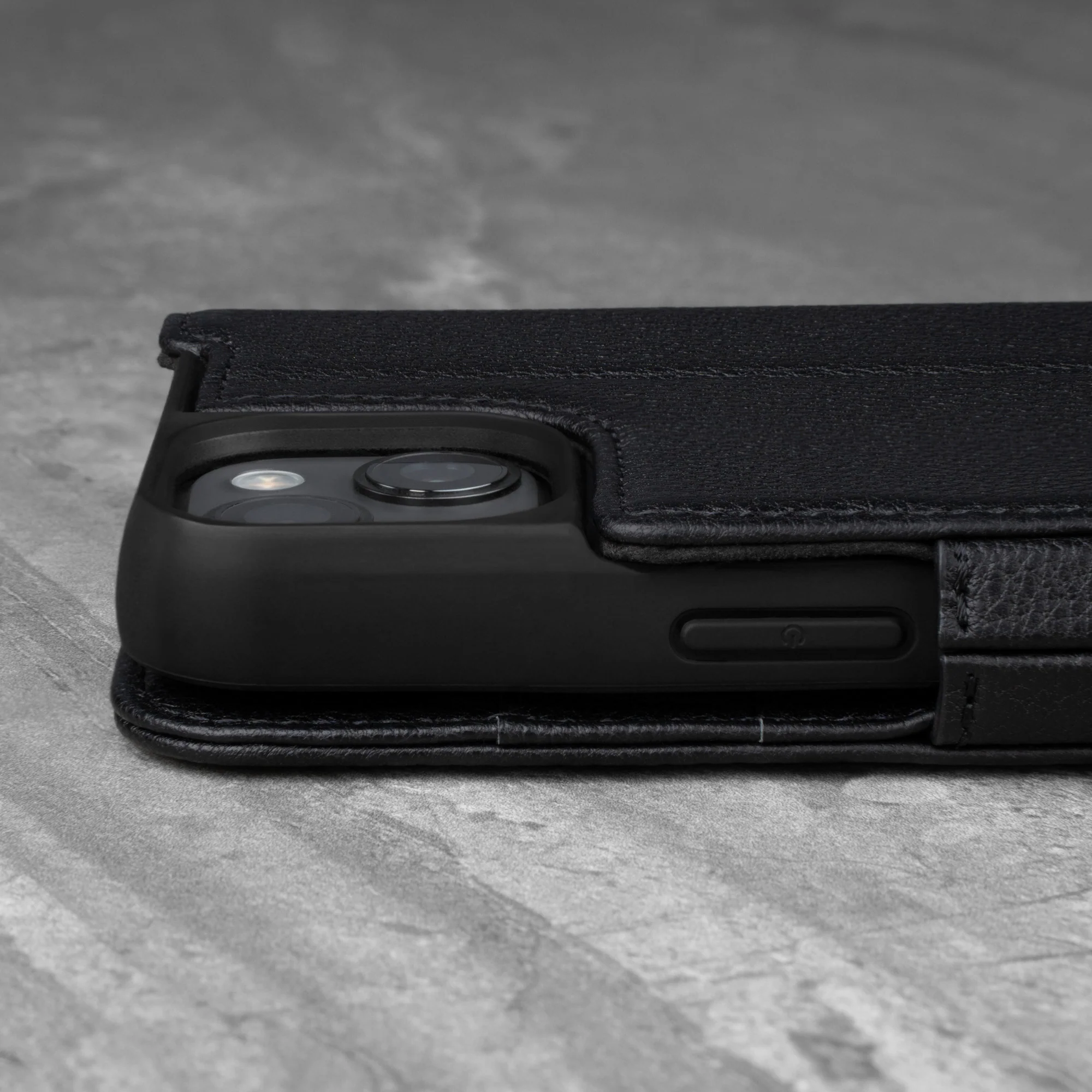 iPhone 13 Leather Case (with Stand function) - Image 25