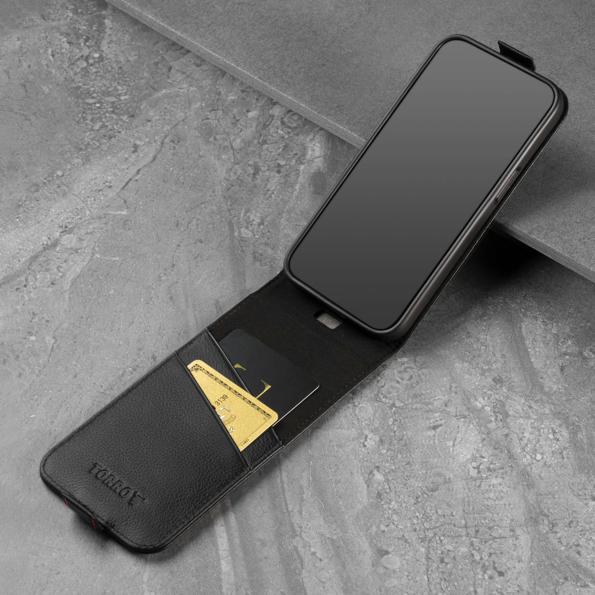 iPhone 13 Leather Flip Case (MagSafe Charging) - Image 3