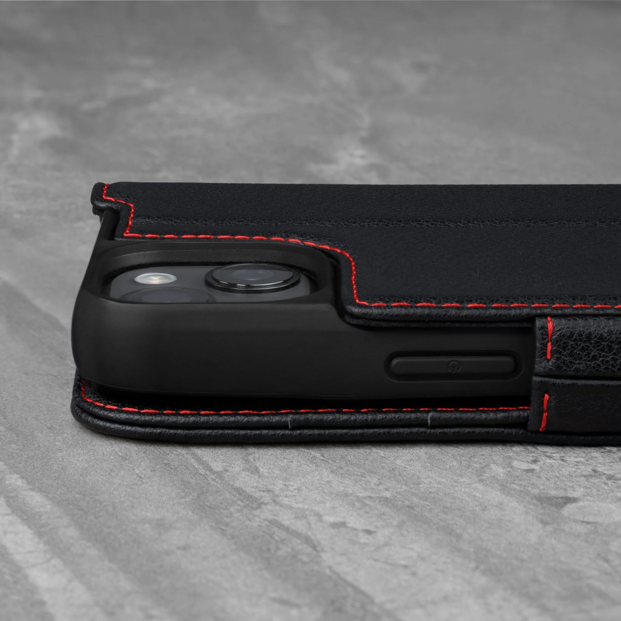 iPhone 13 Mini Leather Case (with Stand function) - Image 6