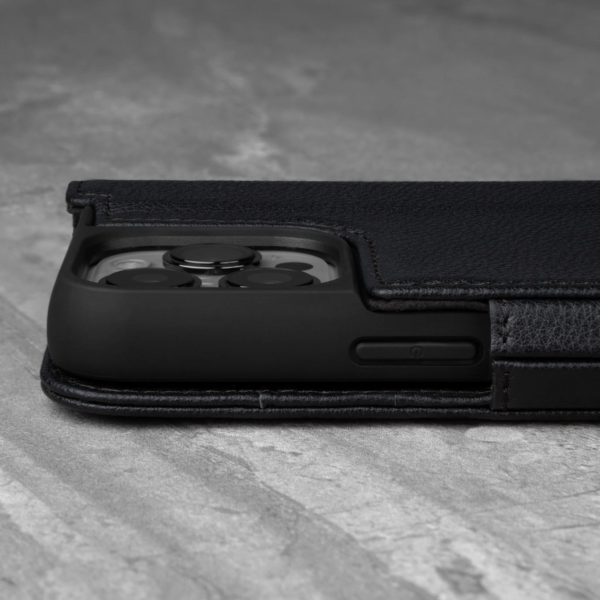 iPhone 13 Pro Max Leather Case (with Stand function) - Image 20