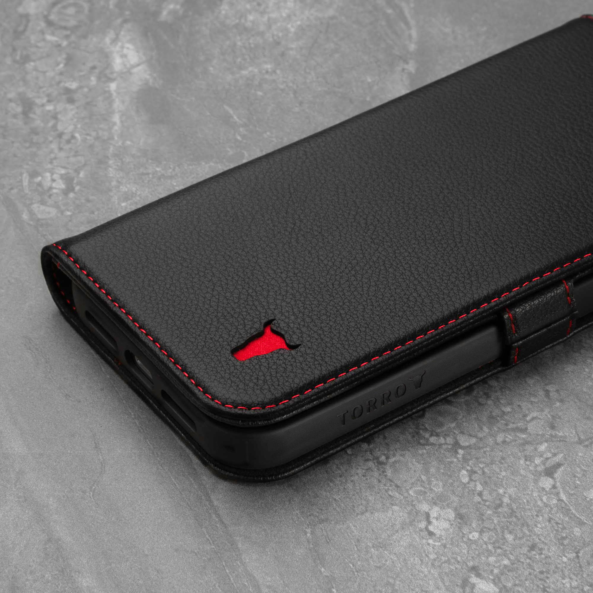 iPhone 13 Pro Max Leather Case (with Stand function) - Image 9